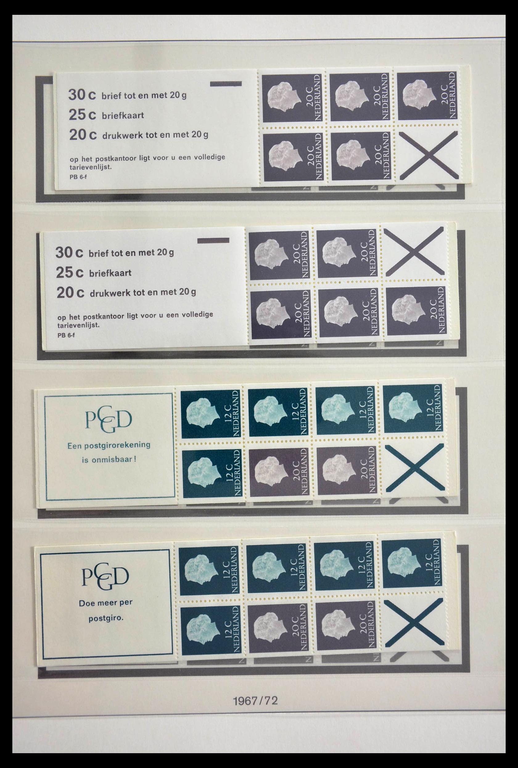13085 004 - 13085 Netherlands stamp booklets 1964-1990.