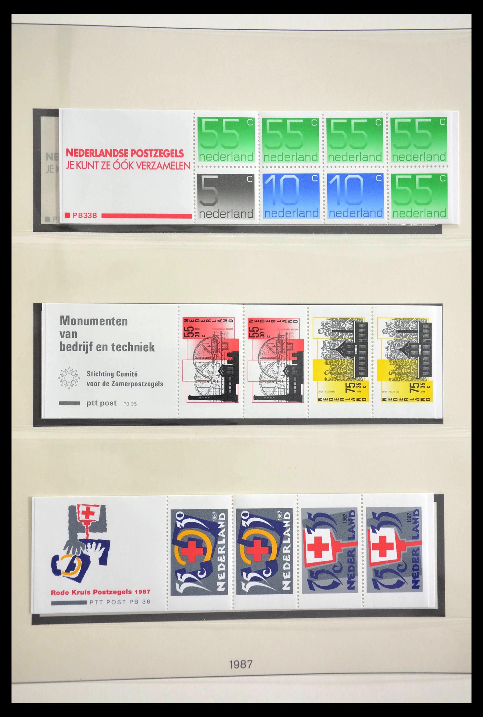 13085 020 - 13085 Netherlands stamp booklets 1964-1990.