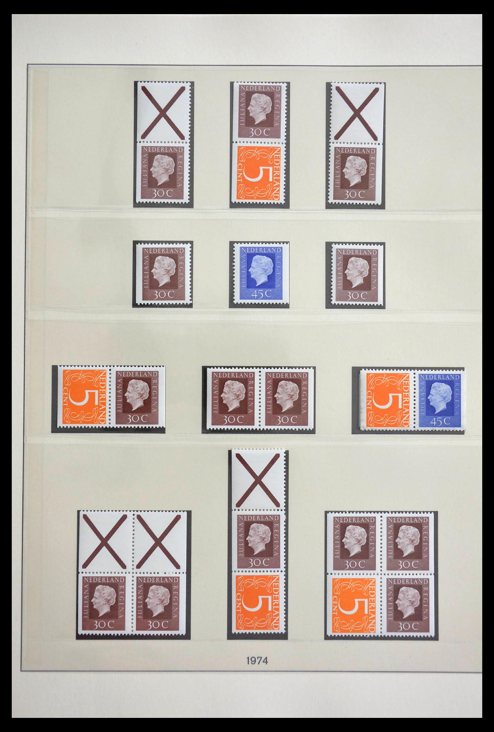 13085 036 - 13085 Netherlands stamp booklets 1964-1990.