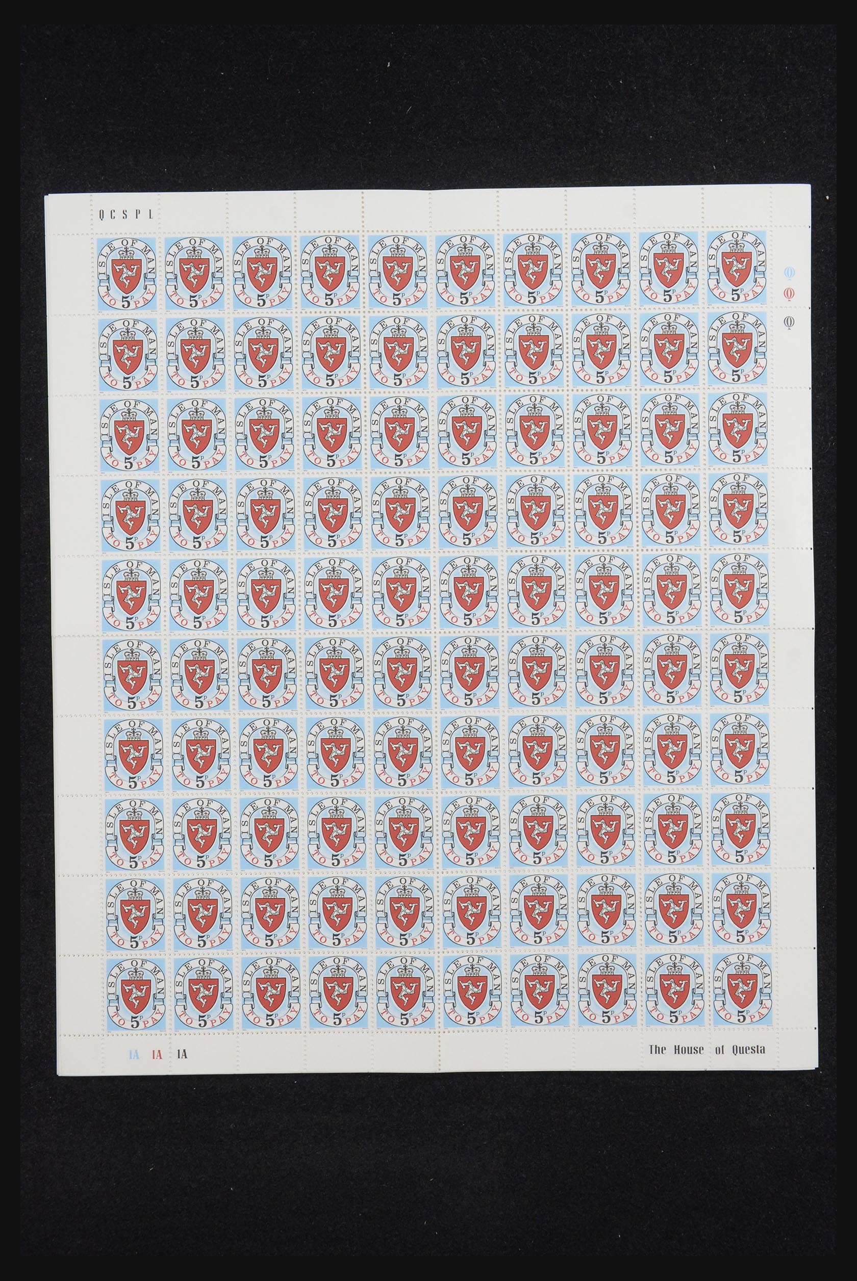 13119 003 - 13119 Isle of Man postage dues 1973.