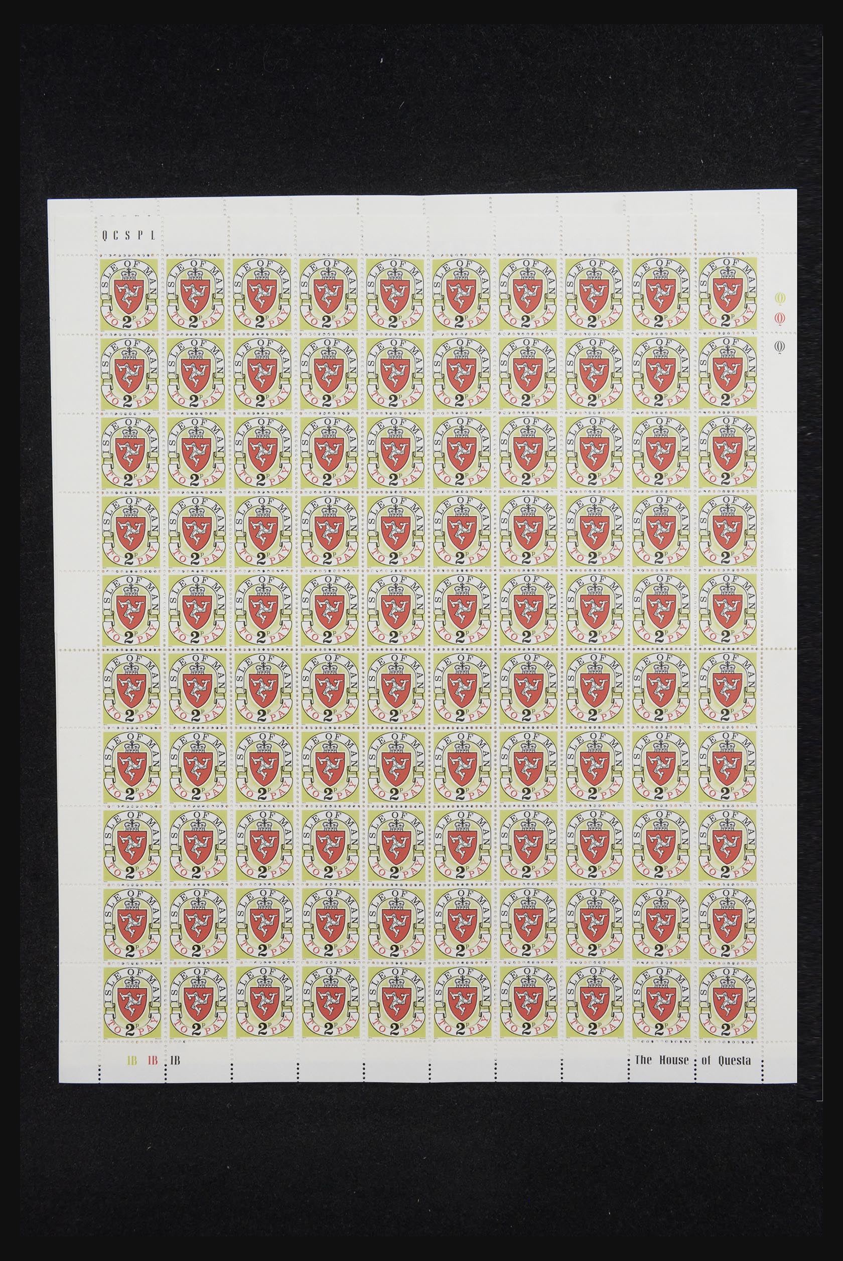 13119 006 - 13119 Isle of Man postage dues 1973.