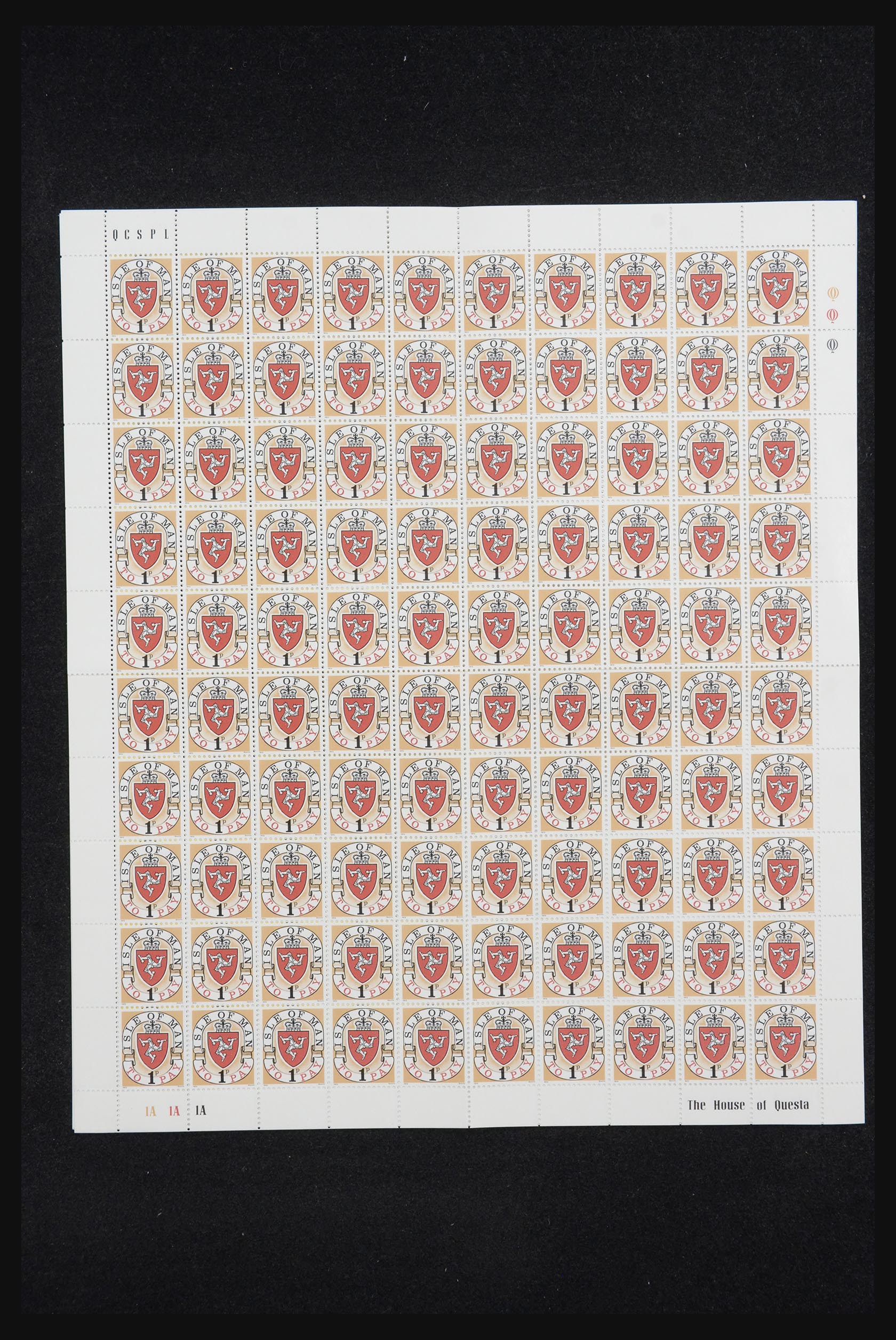 13119 007 - 13119 Isle of Man postage dues 1973.