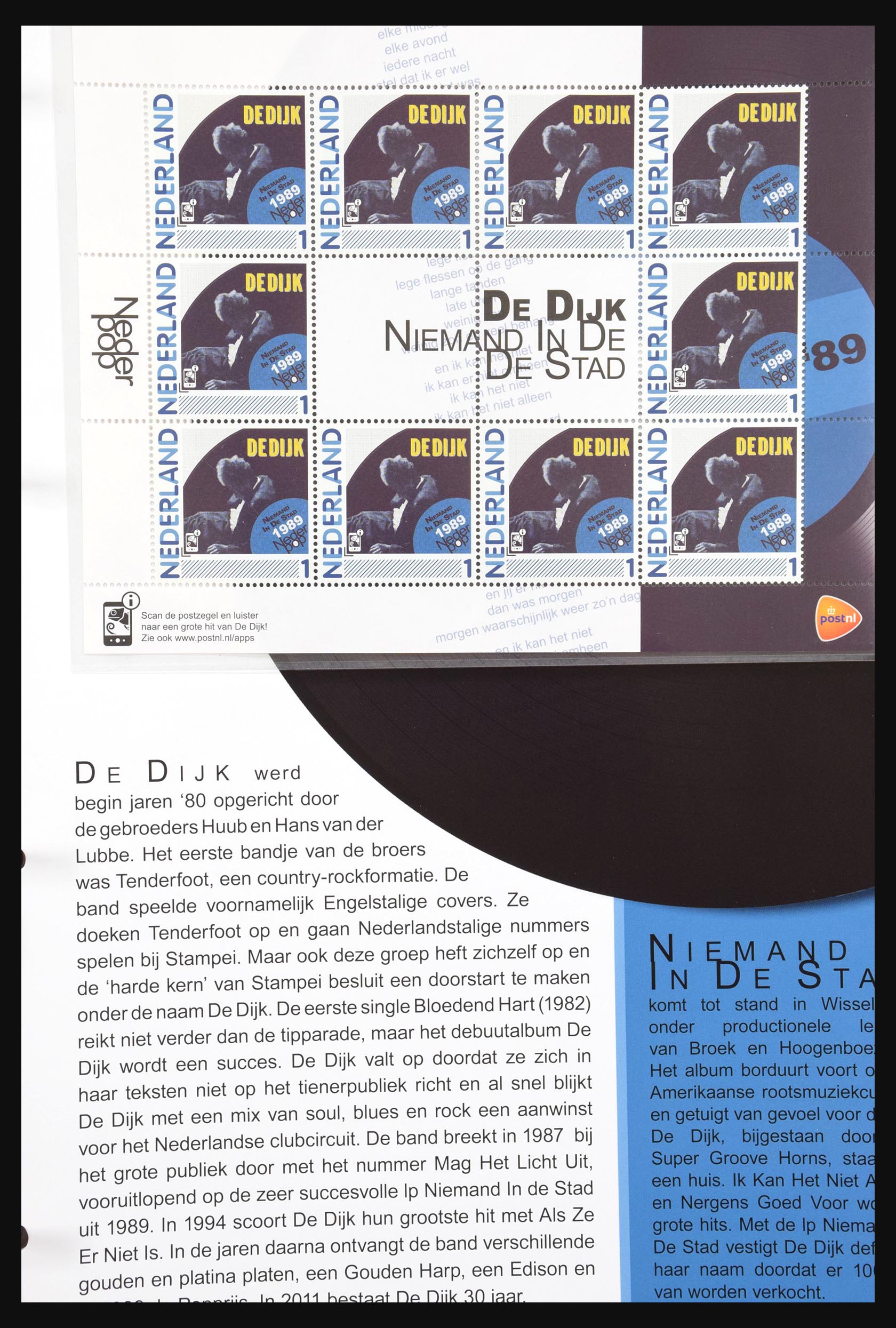 13132 002 - Postzegelverzameling 13132 Nederland popalbums 1961-2011.