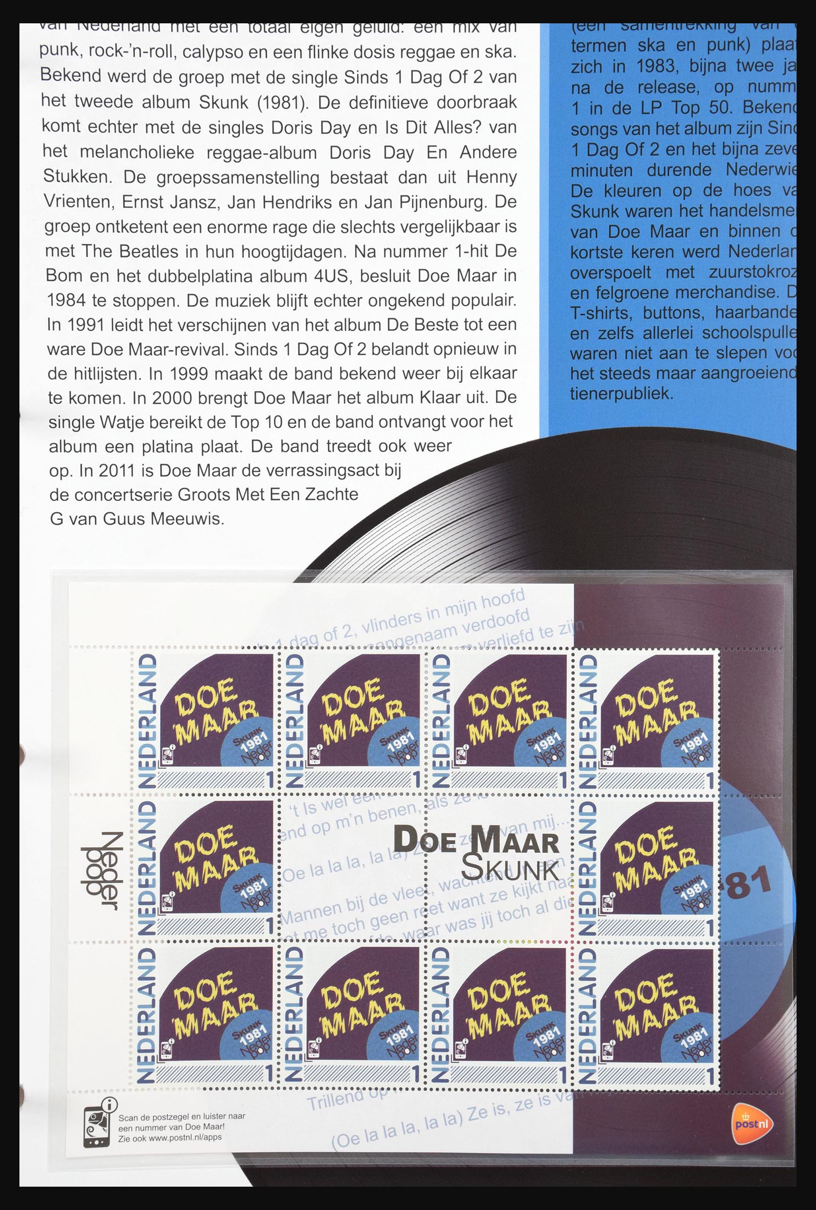 13132 008 - Postzegelverzameling 13132 Nederland popalbums 1961-2011.