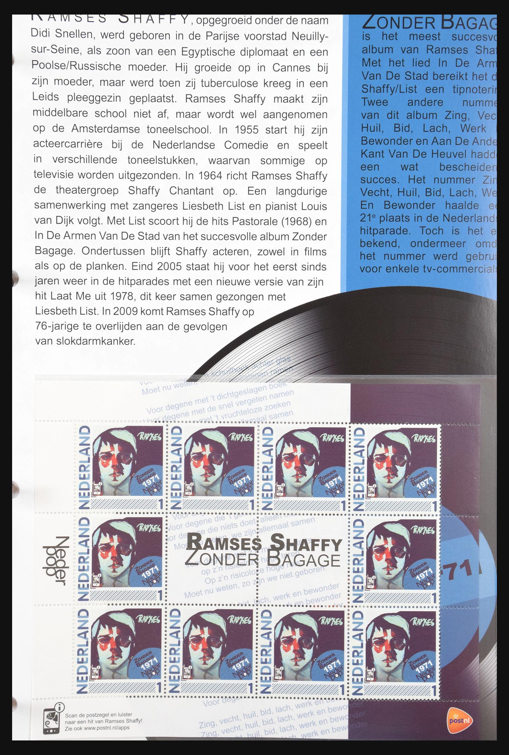13132 010 - Postzegelverzameling 13132 Nederland popalbums 1961-2011.