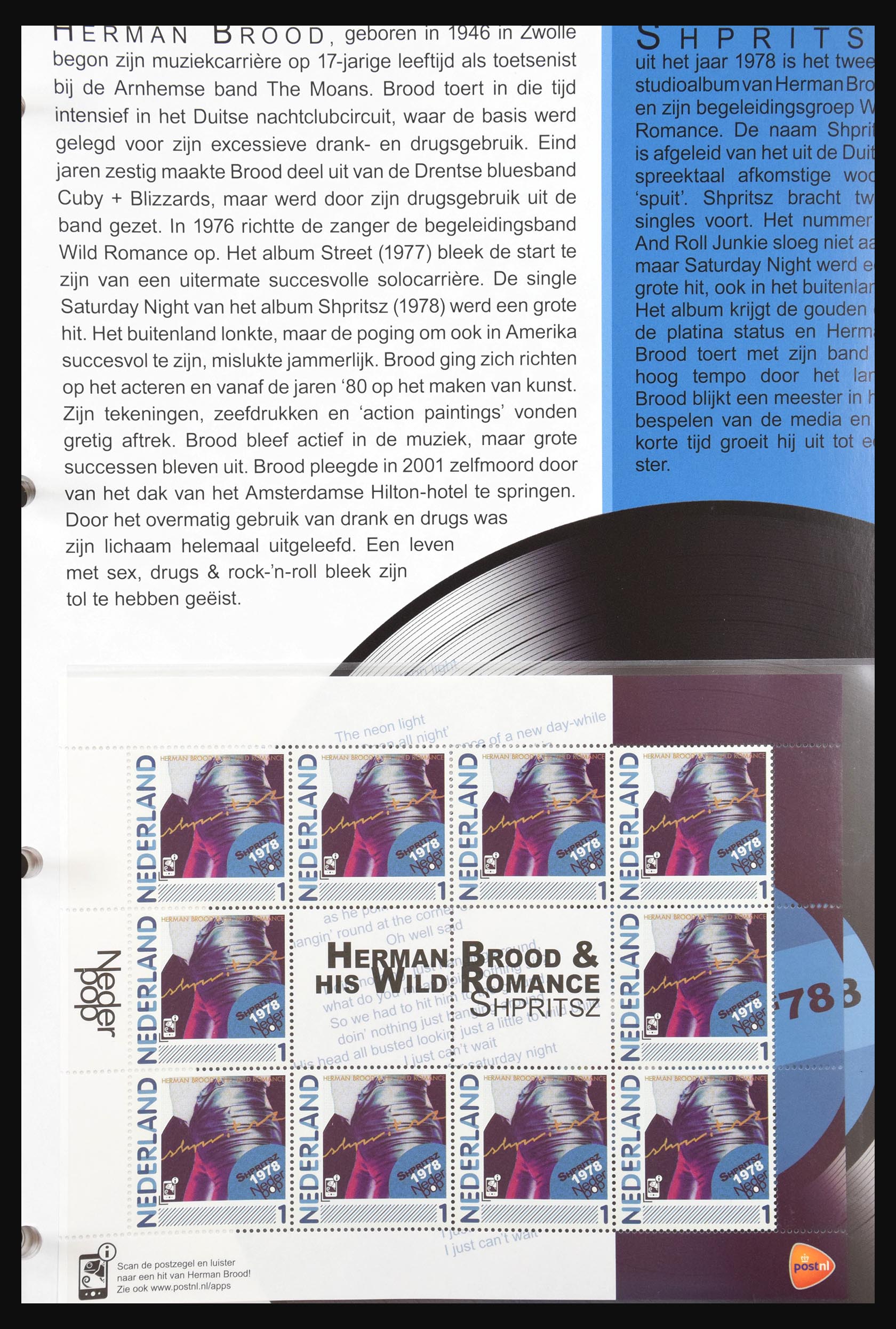 13132 012 - Postzegelverzameling 13132 Nederland popalbums 1961-2011.