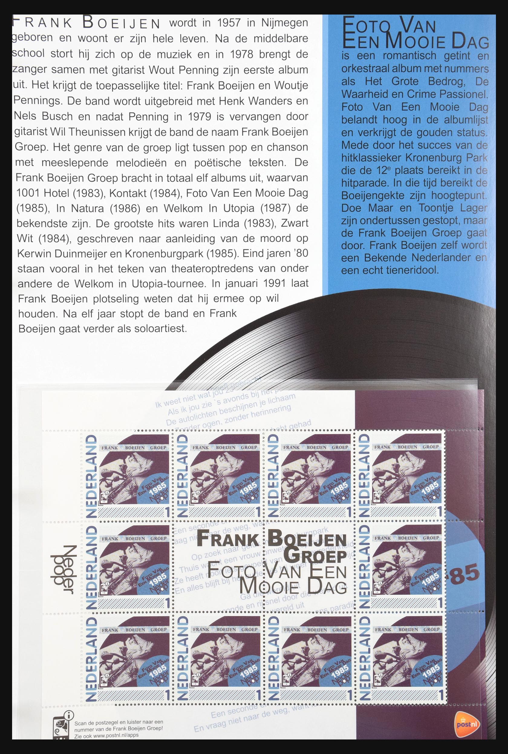 13132 013 - Postzegelverzameling 13132 Nederland popalbums 1961-2011.