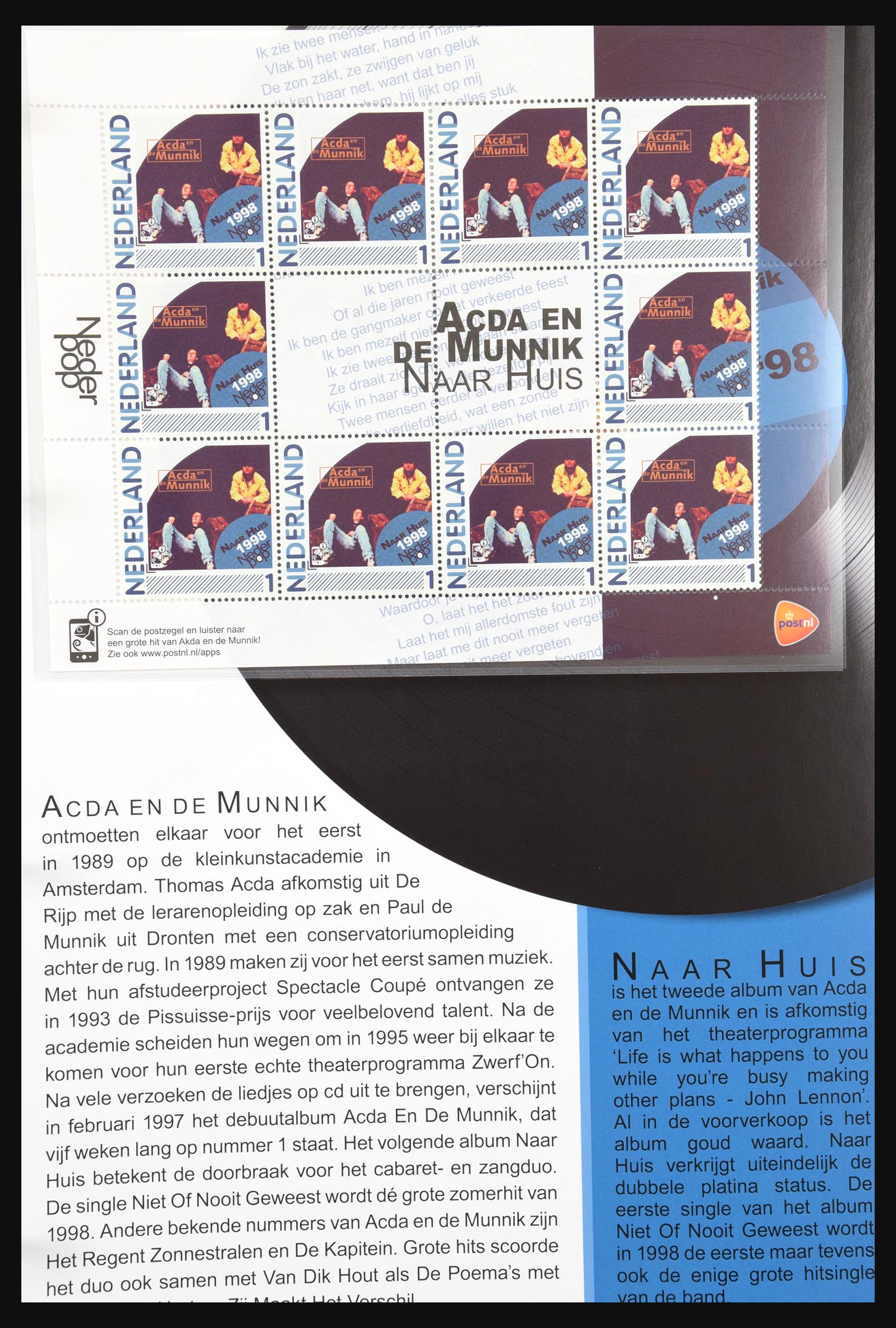 13132 015 - Postzegelverzameling 13132 Nederland popalbums 1961-2011.