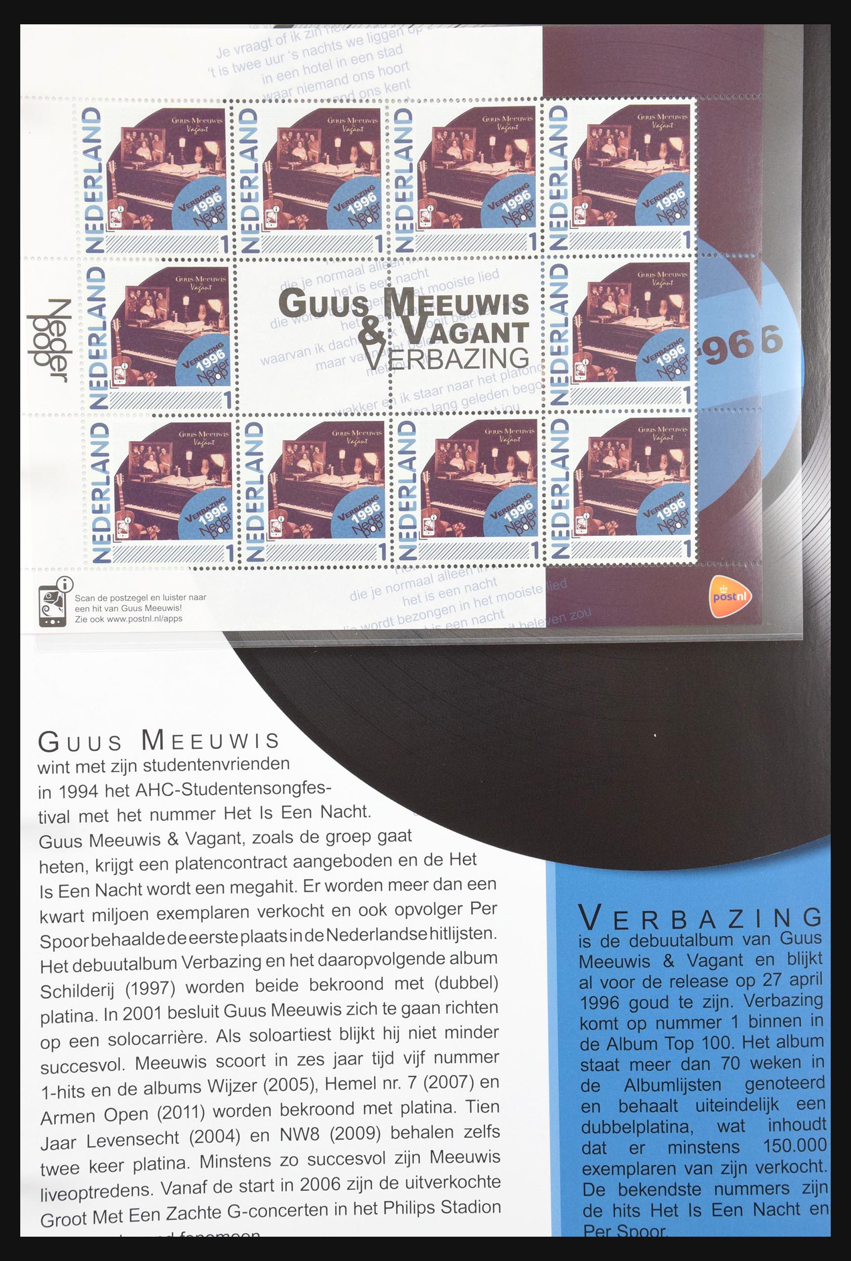 13132 016 - Postzegelverzameling 13132 Nederland popalbums 1961-2011.