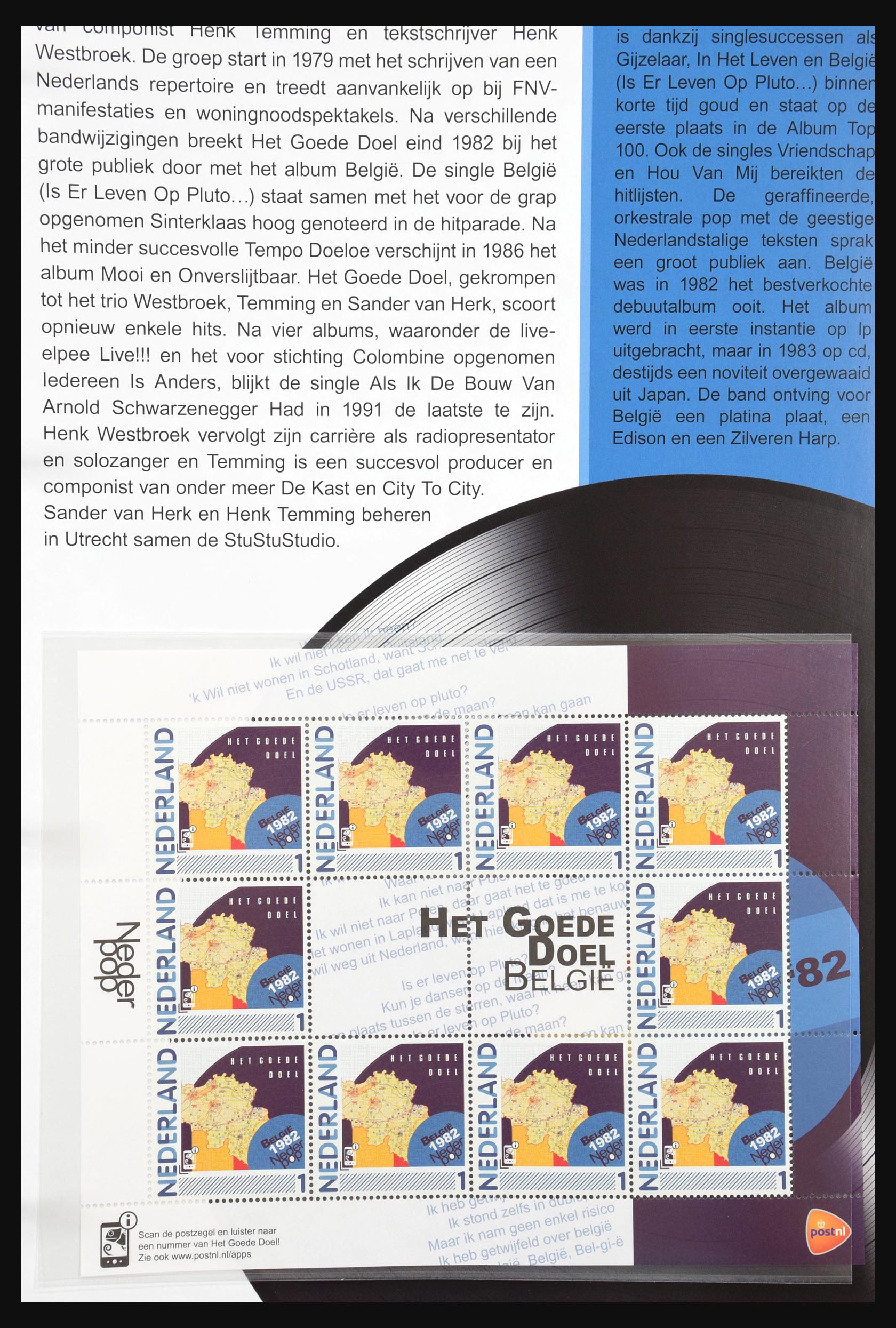 13132 018 - Postzegelverzameling 13132 Nederland popalbums 1961-2011.