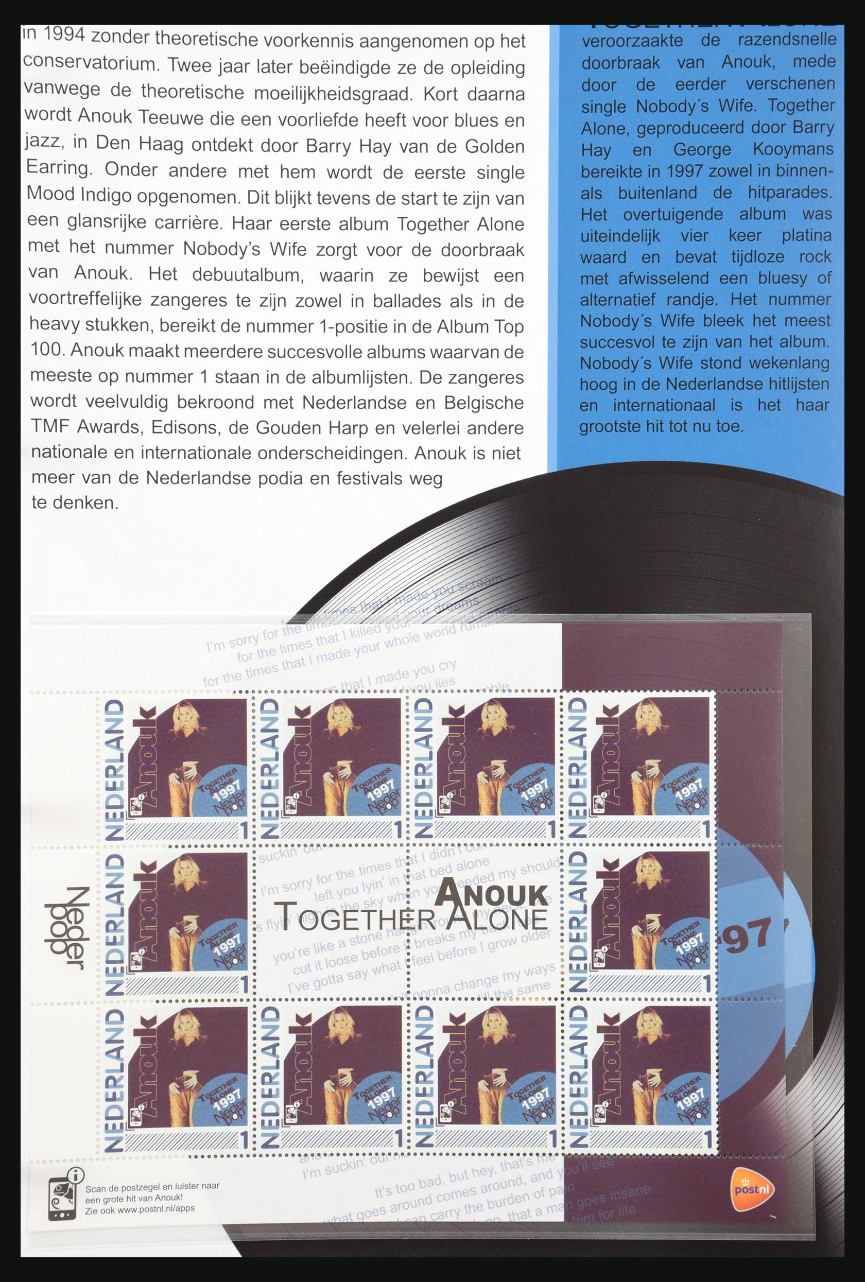 13132 022 - Postzegelverzameling 13132 Nederland popalbums 1961-2011.