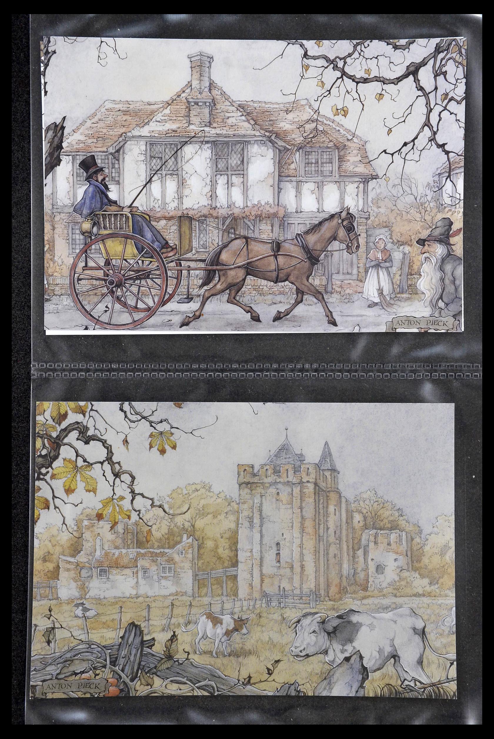 13133 002 - Postzegelverzameling 13133 Nederland Anton Pieck.