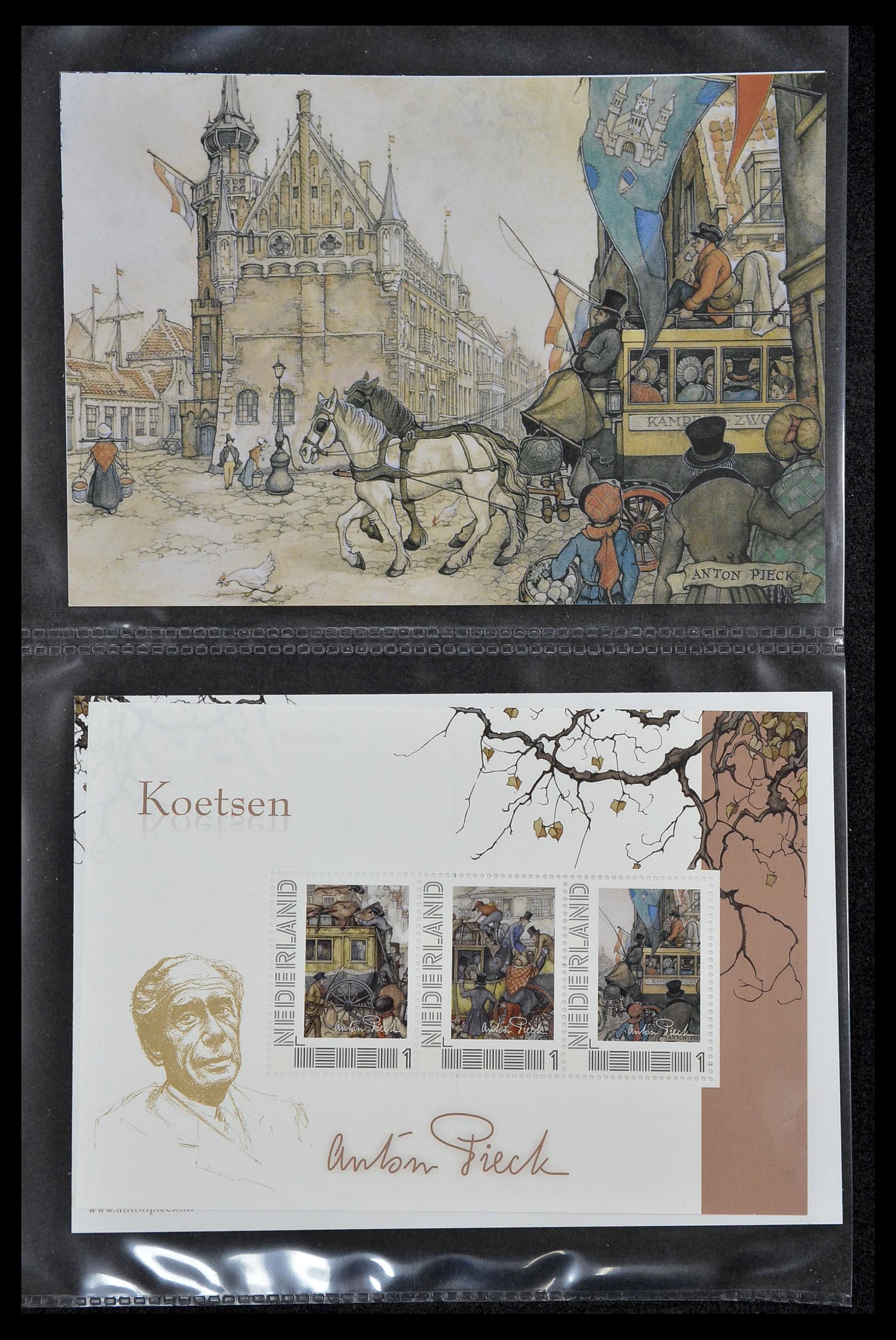 13133 005 - Postzegelverzameling 13133 Nederland Anton Pieck.