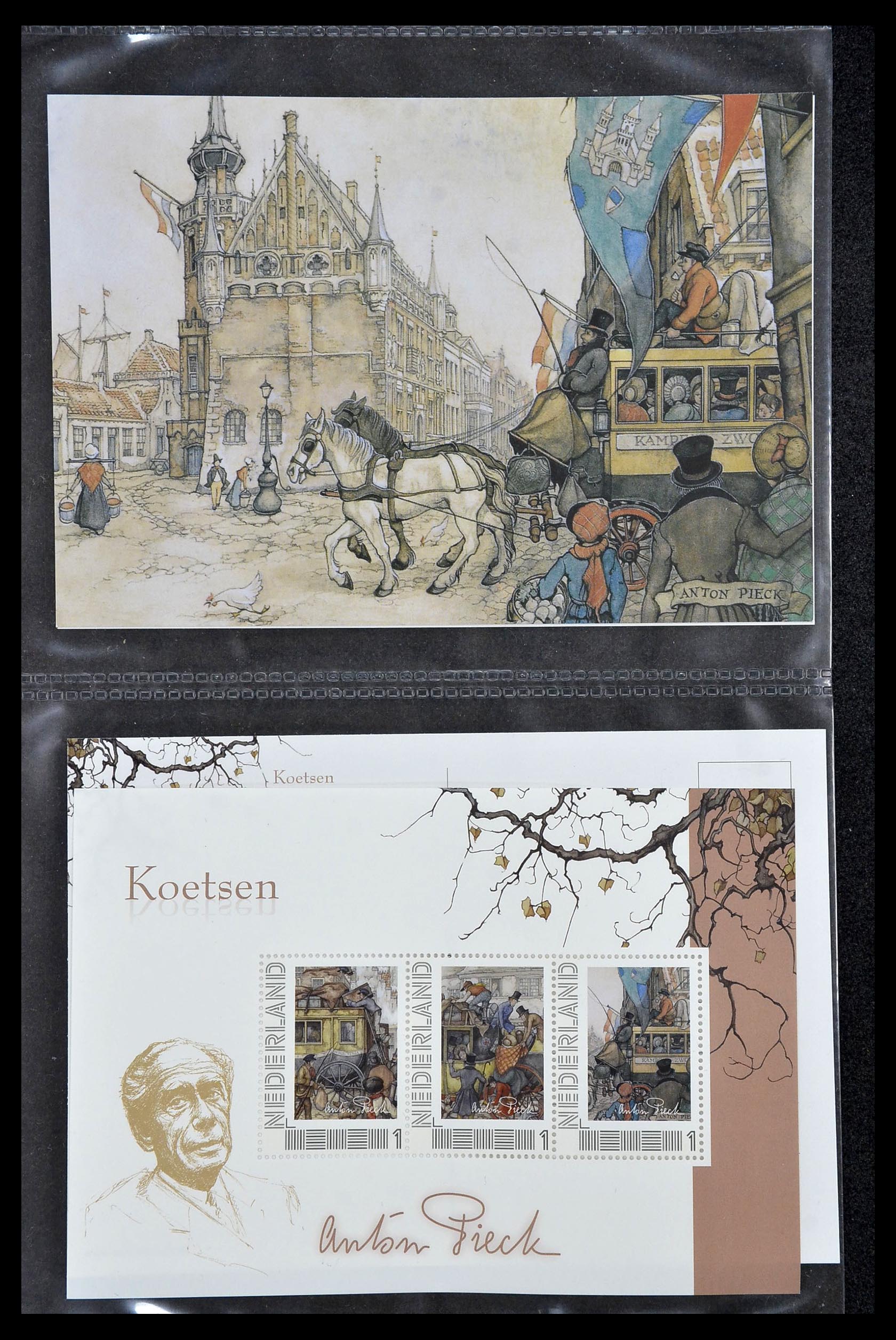 13133 007 - Postzegelverzameling 13133 Nederland Anton Pieck.