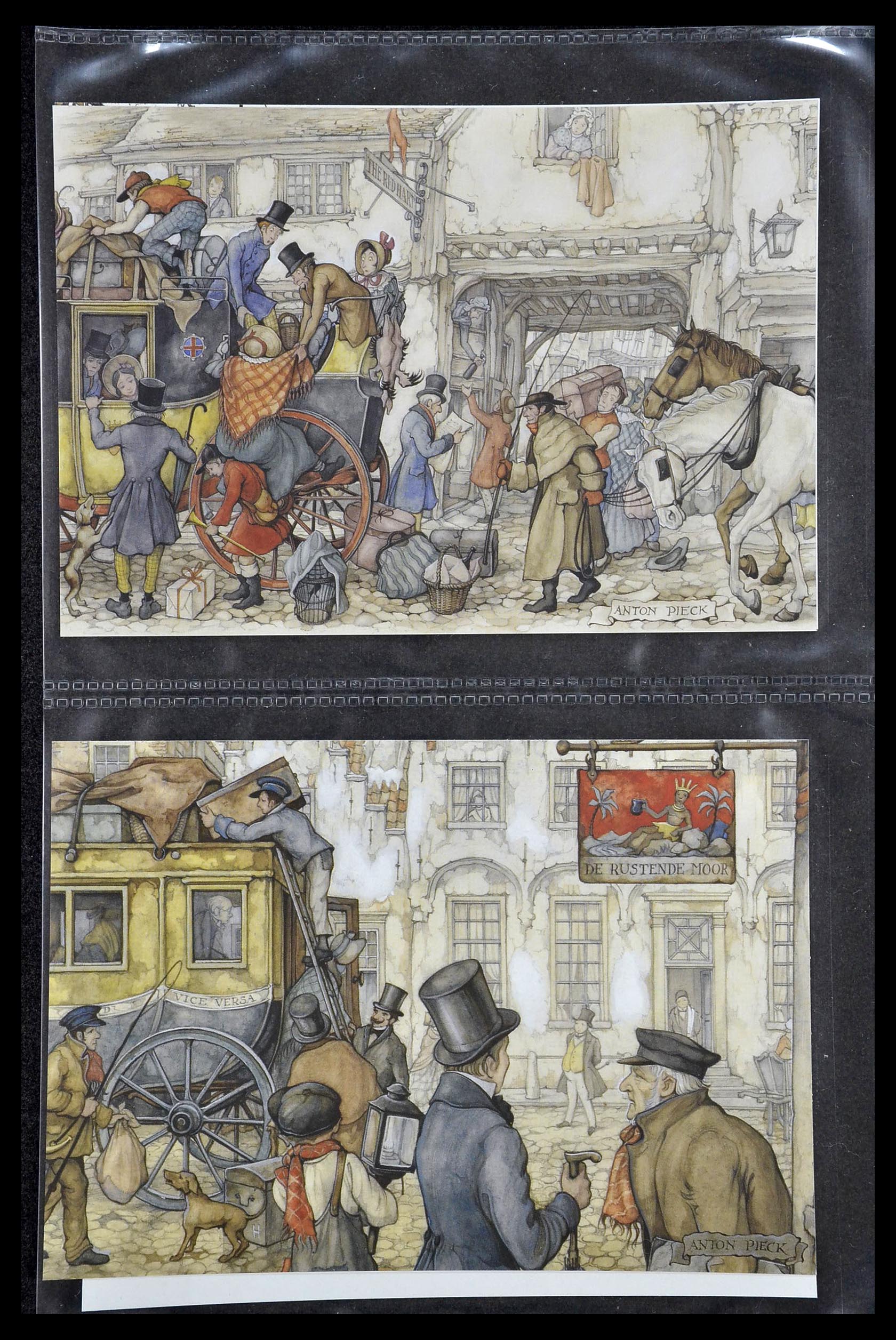 13133 008 - Postzegelverzameling 13133 Nederland Anton Pieck.