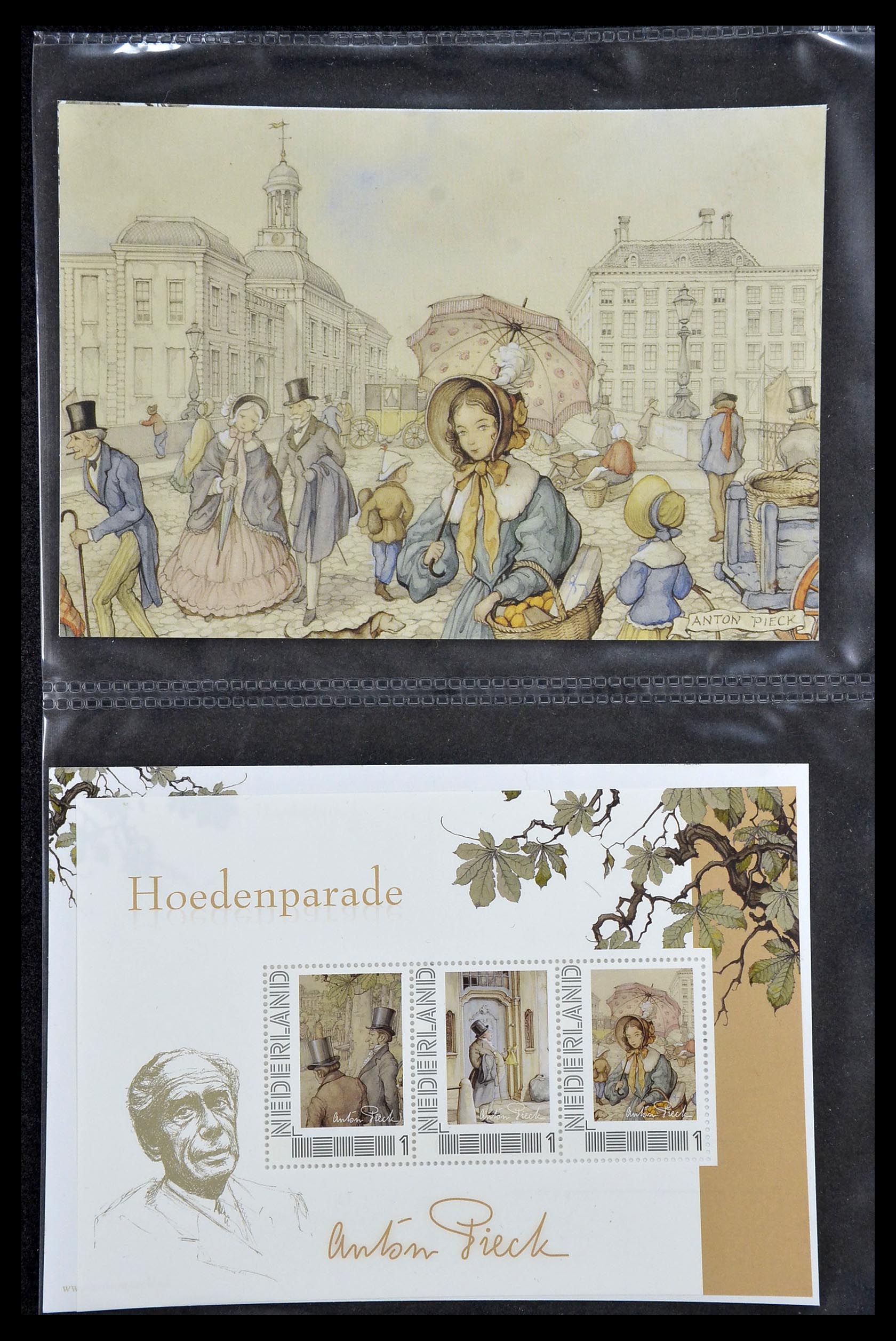 13133 010 - Postzegelverzameling 13133 Nederland Anton Pieck.