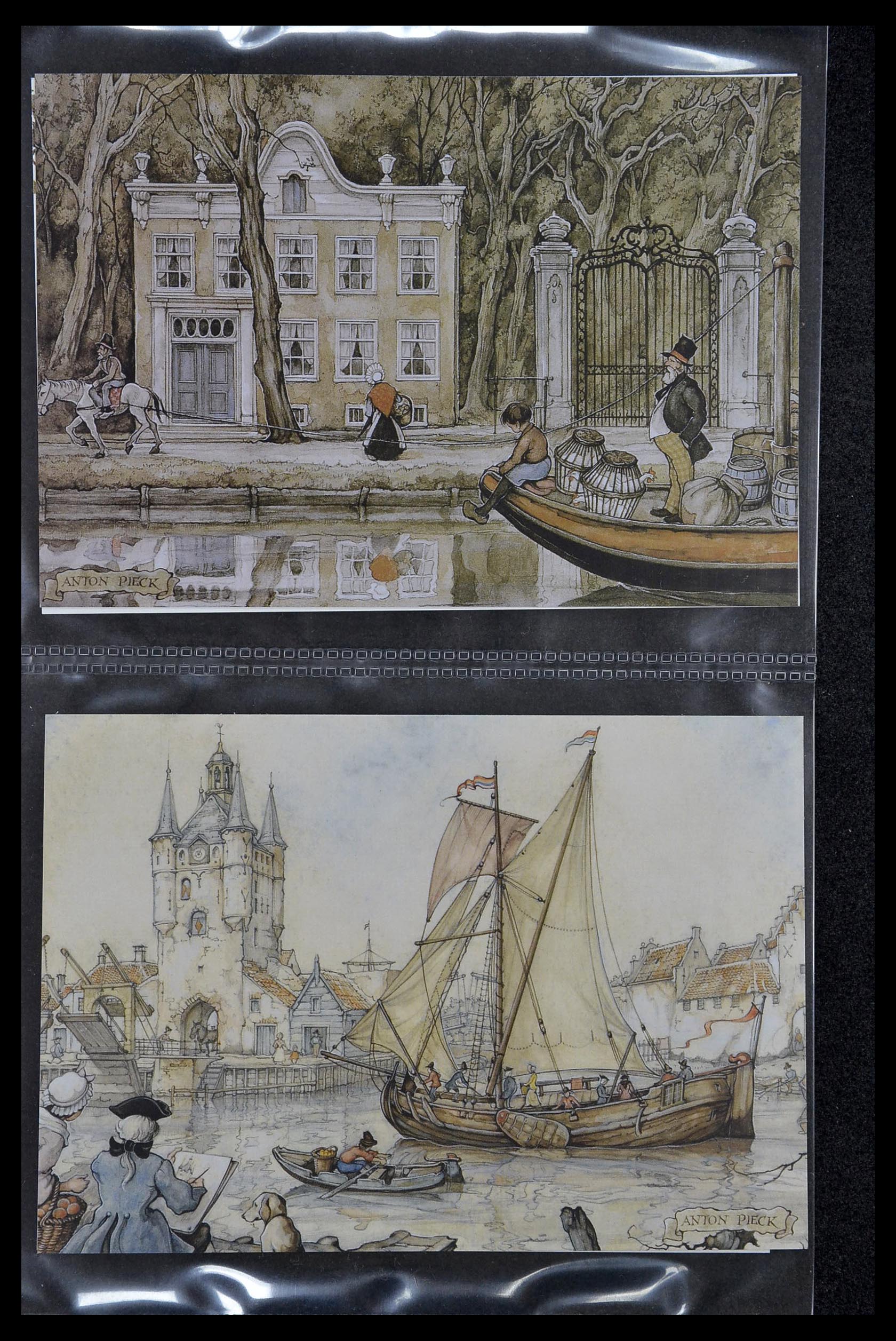 13133 011 - Postzegelverzameling 13133 Nederland Anton Pieck.