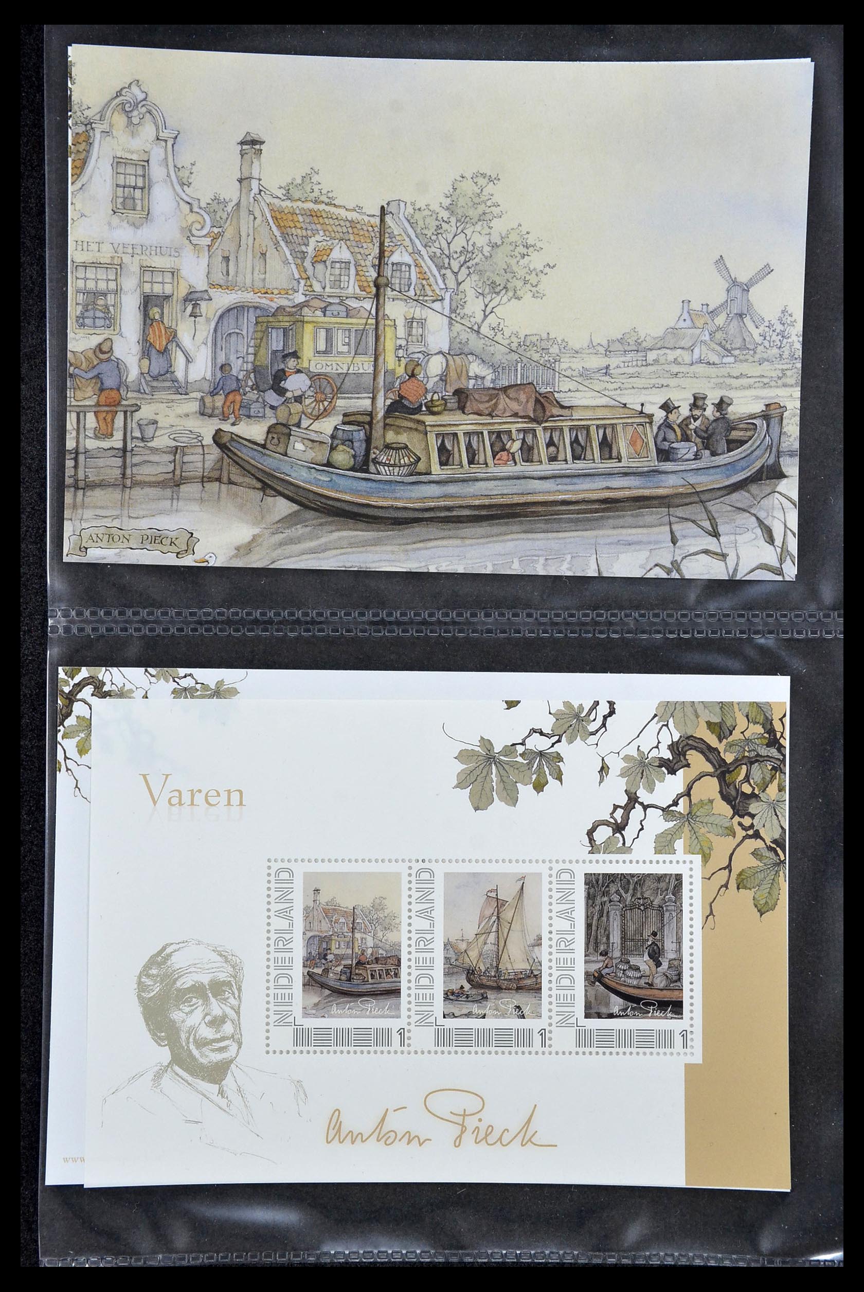 13133 012 - Postzegelverzameling 13133 Nederland Anton Pieck.