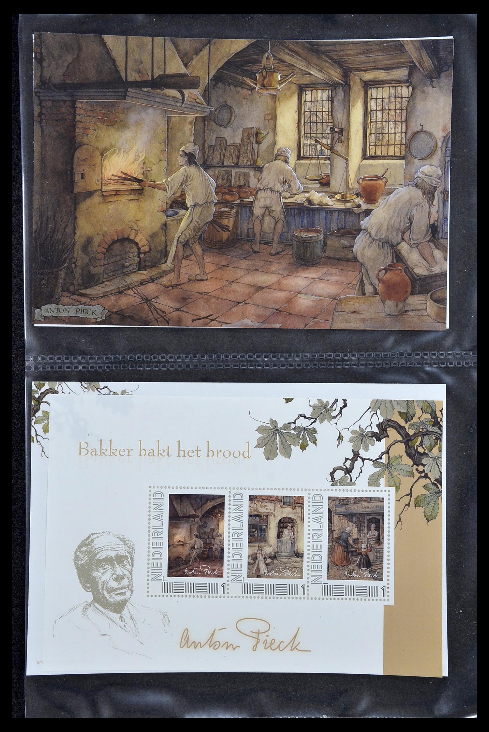 13133 014 - Postzegelverzameling 13133 Nederland Anton Pieck.