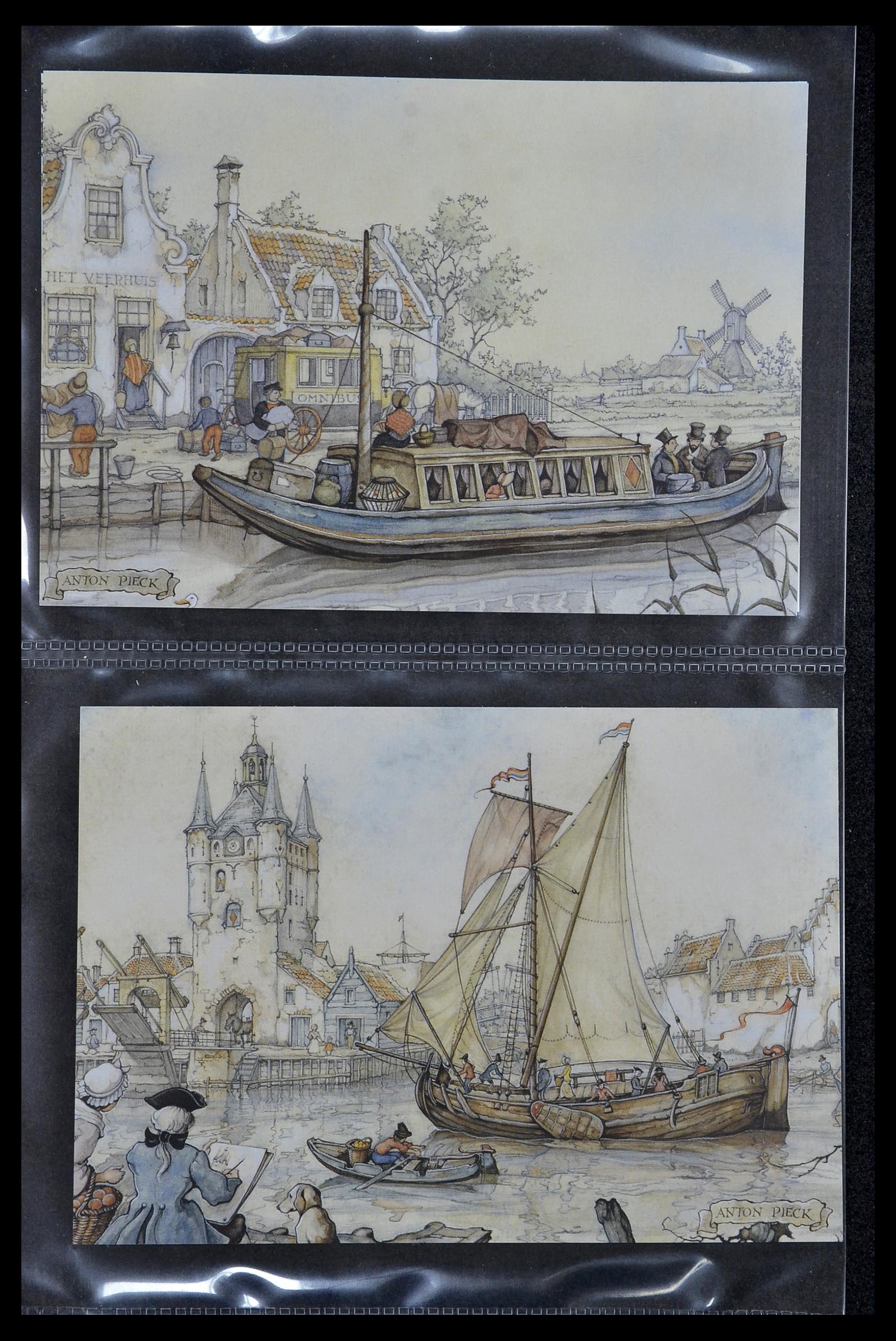 13133 015 - Postzegelverzameling 13133 Nederland Anton Pieck.