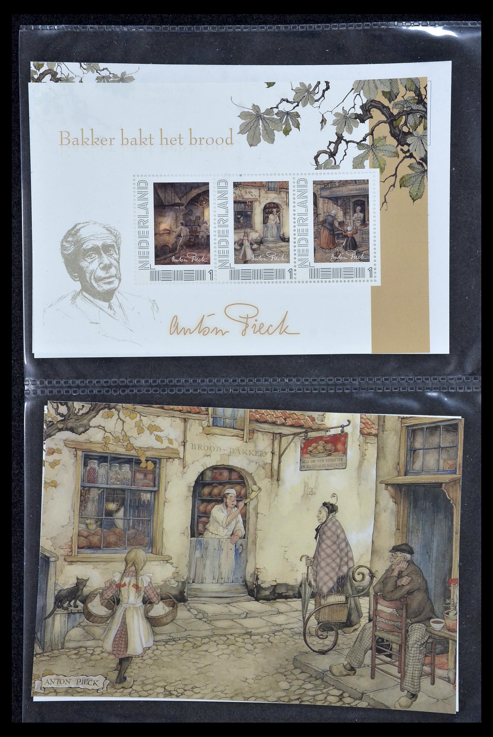 13133 020 - Postzegelverzameling 13133 Nederland Anton Pieck.