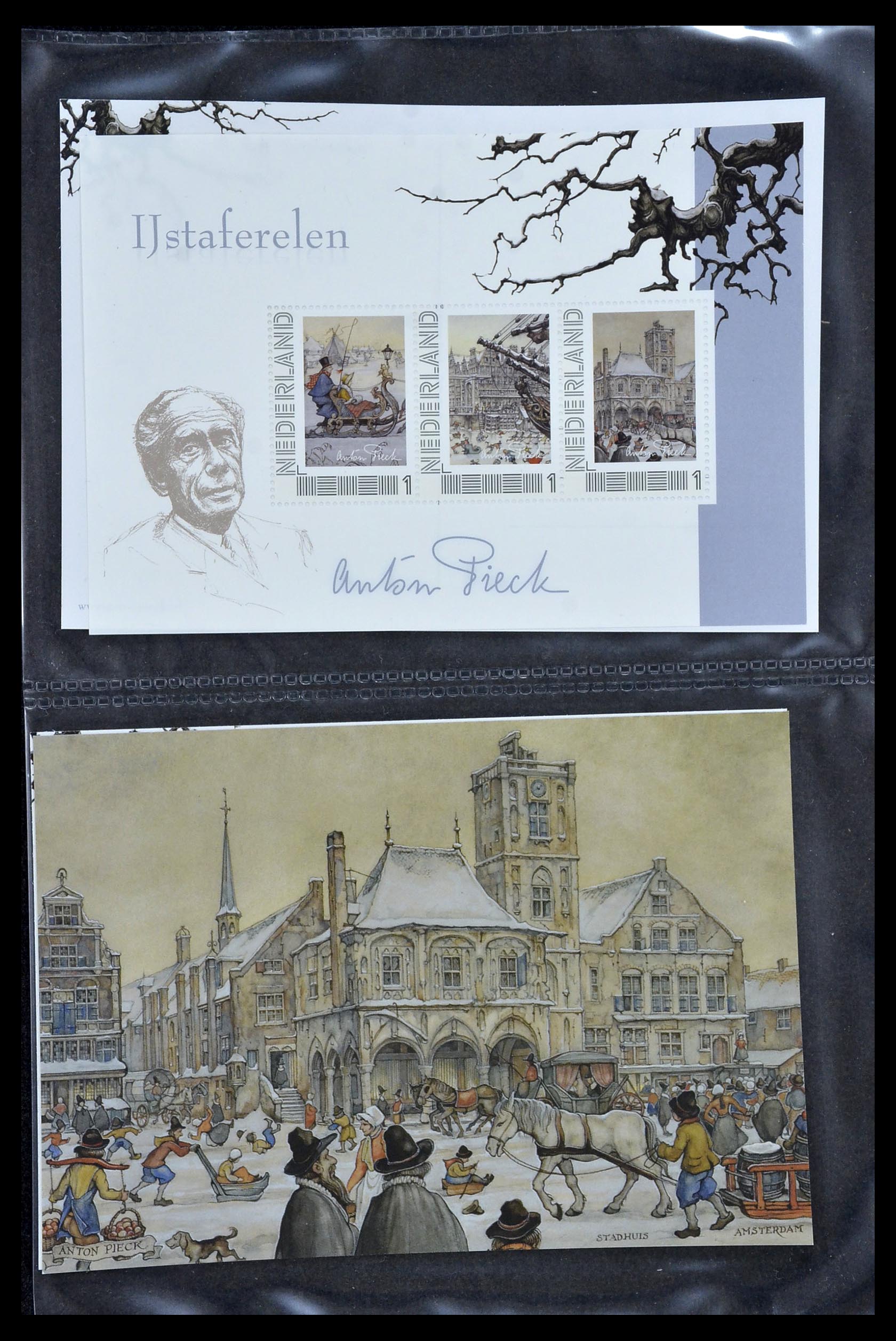 13133 024 - Postzegelverzameling 13133 Nederland Anton Pieck.