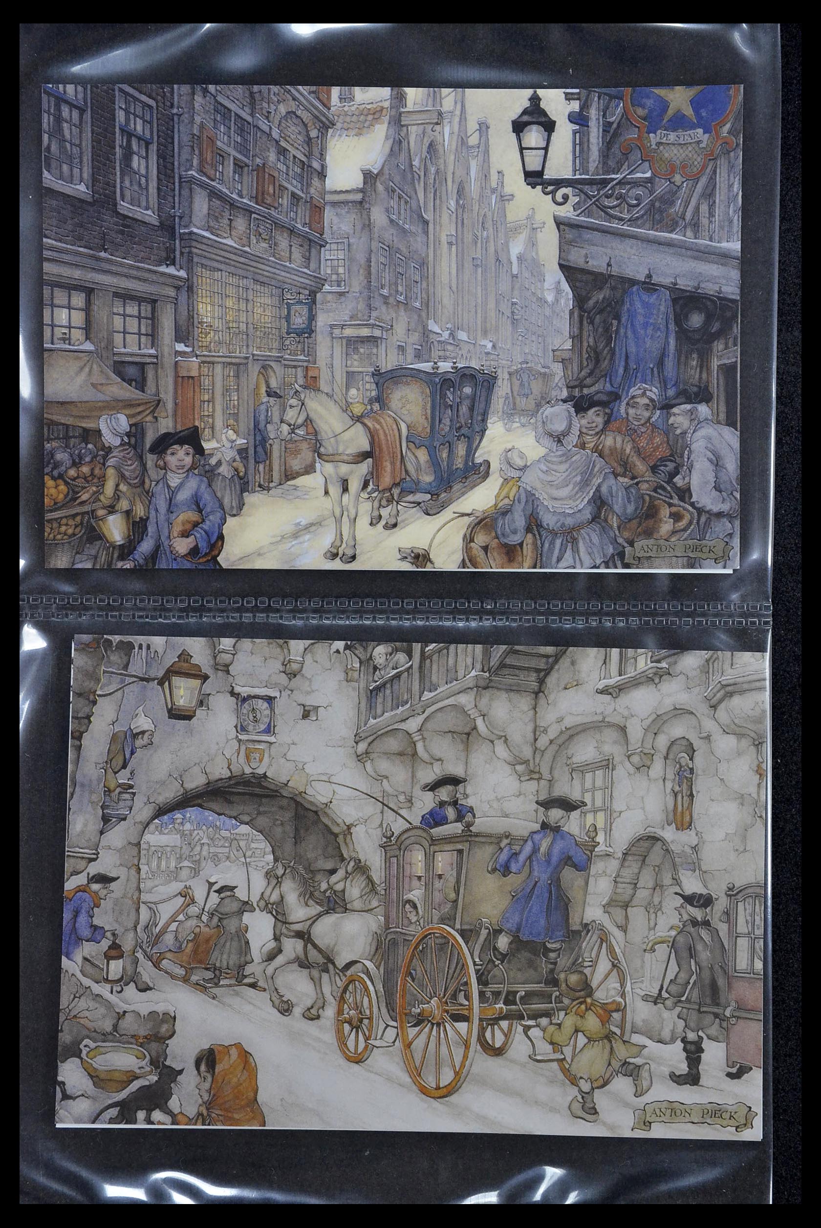 13133 025 - Postzegelverzameling 13133 Nederland Anton Pieck.