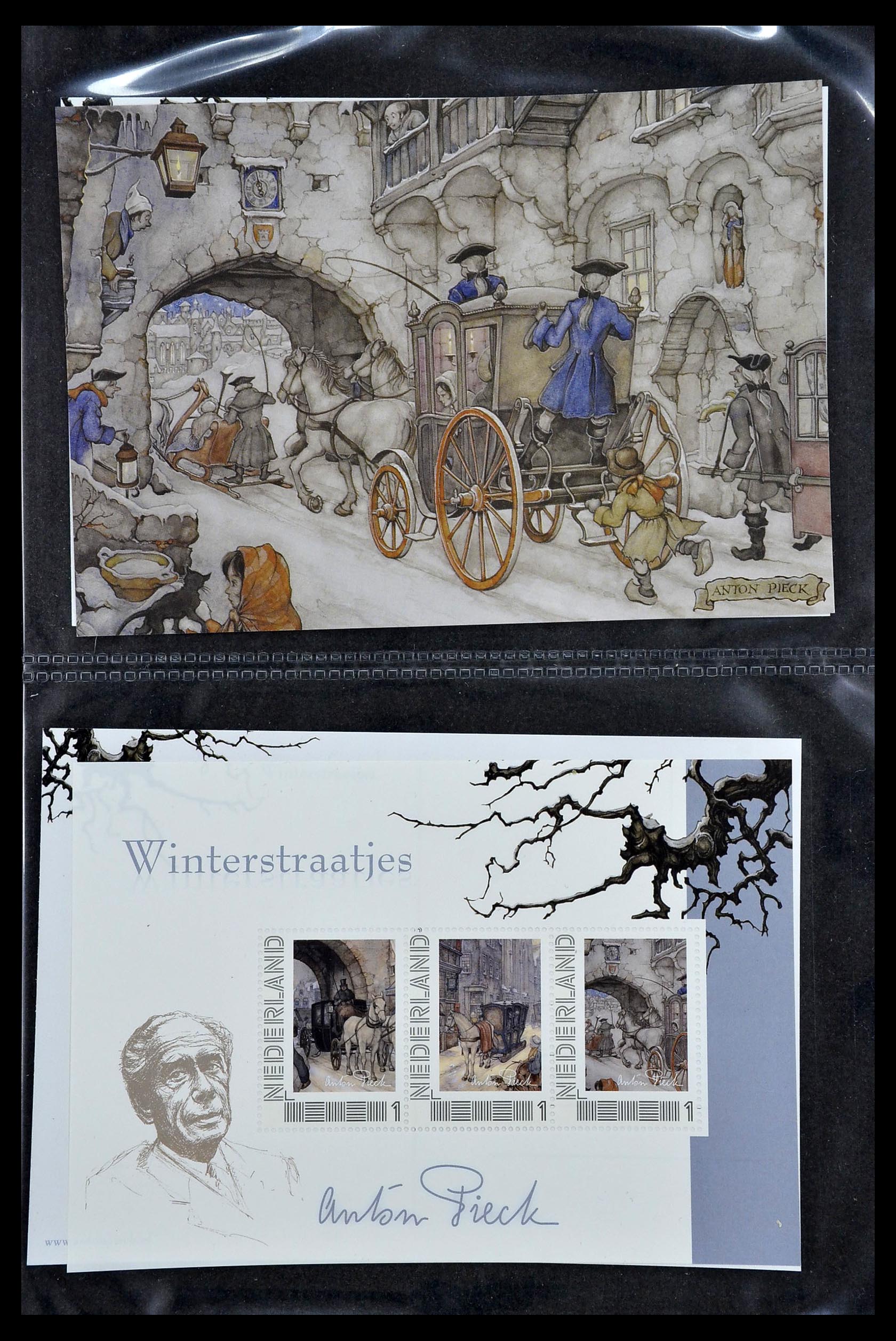 13133 034 - Postzegelverzameling 13133 Nederland Anton Pieck.