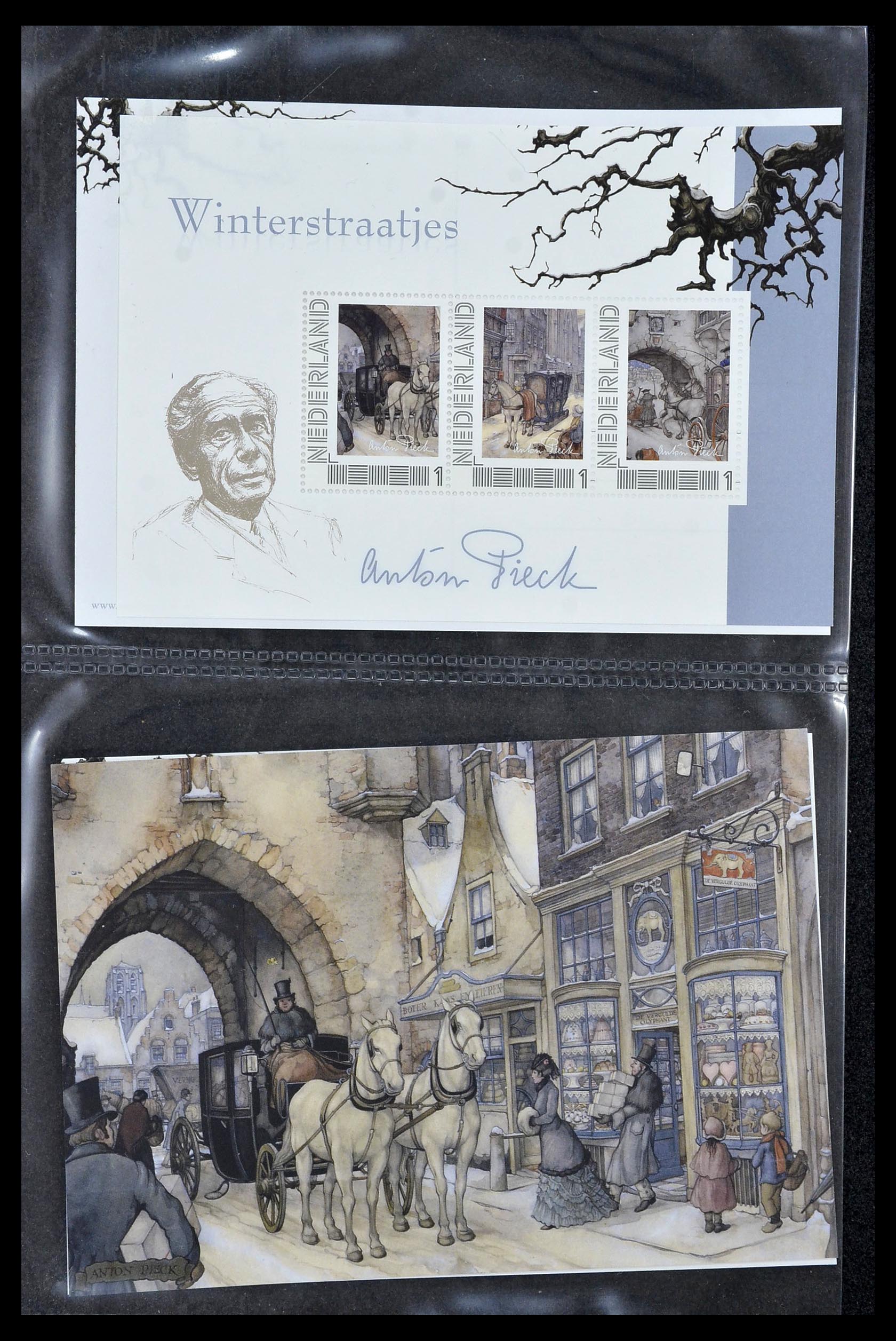 13133 035 - Postzegelverzameling 13133 Nederland Anton Pieck.