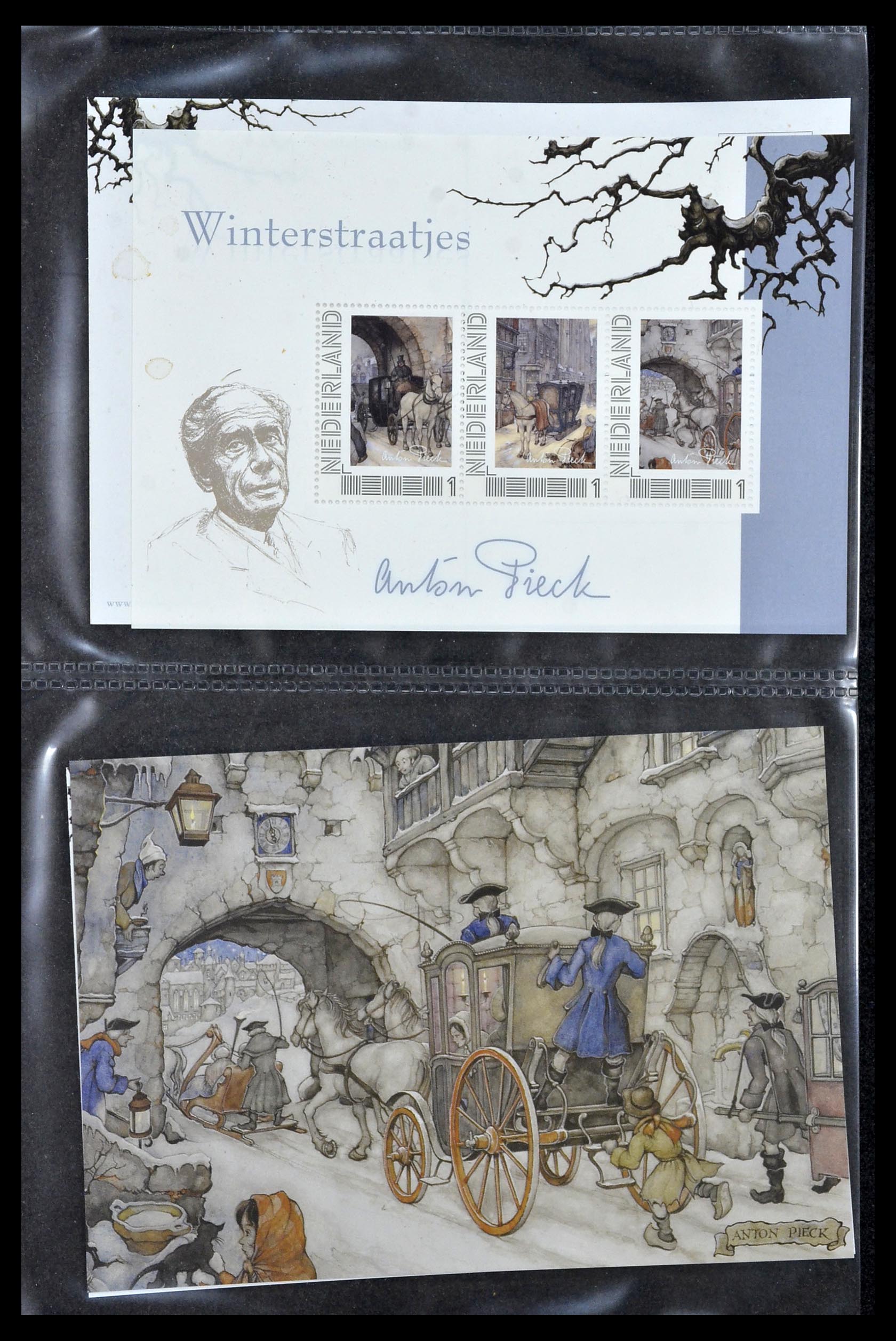 13133 037 - Postzegelverzameling 13133 Nederland Anton Pieck.