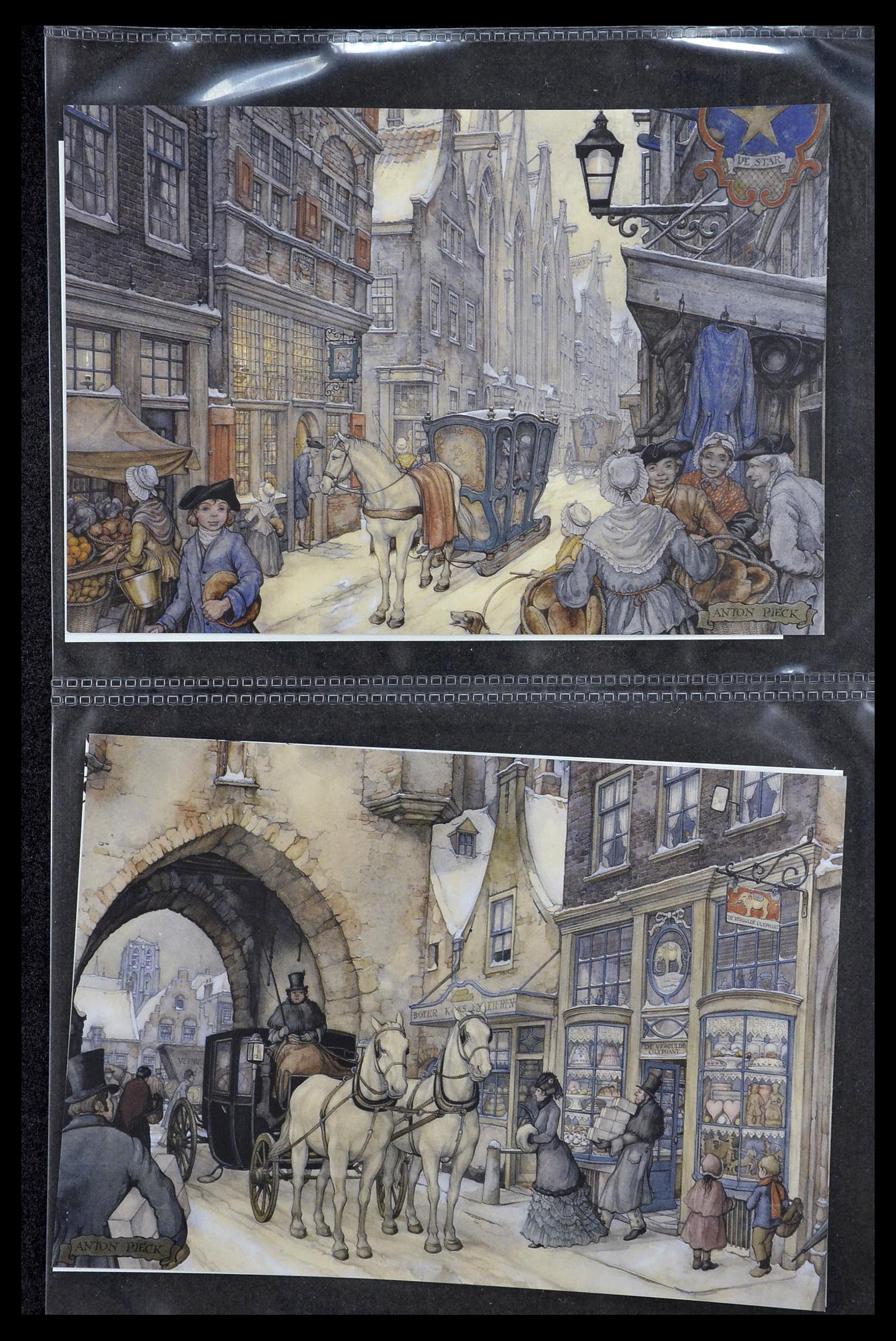 13133 038 - Postzegelverzameling 13133 Nederland Anton Pieck.