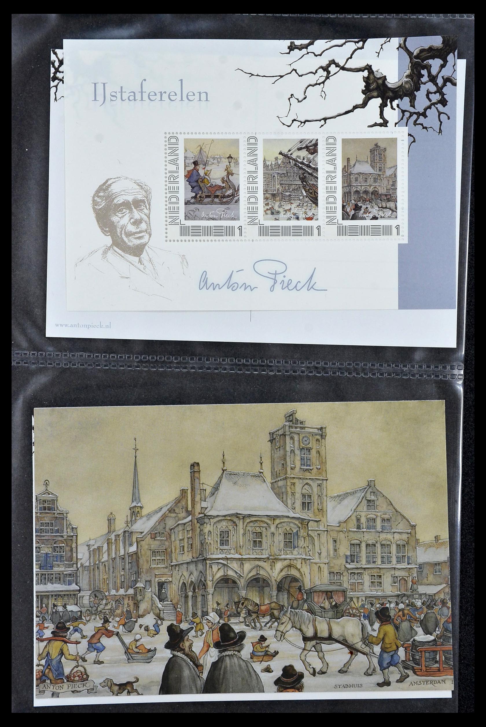13133 039 - Postzegelverzameling 13133 Nederland Anton Pieck.