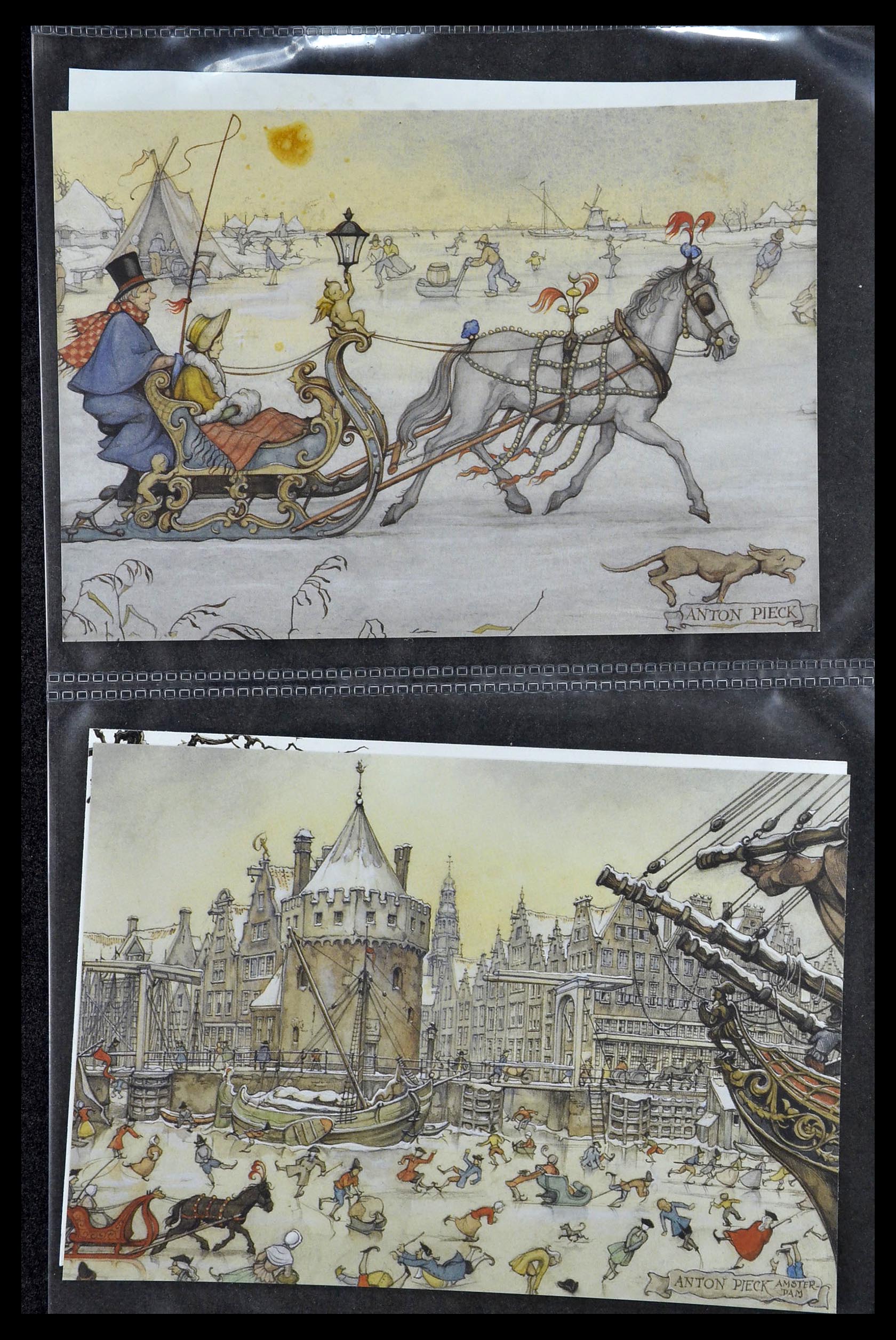 13133 040 - Postzegelverzameling 13133 Nederland Anton Pieck.