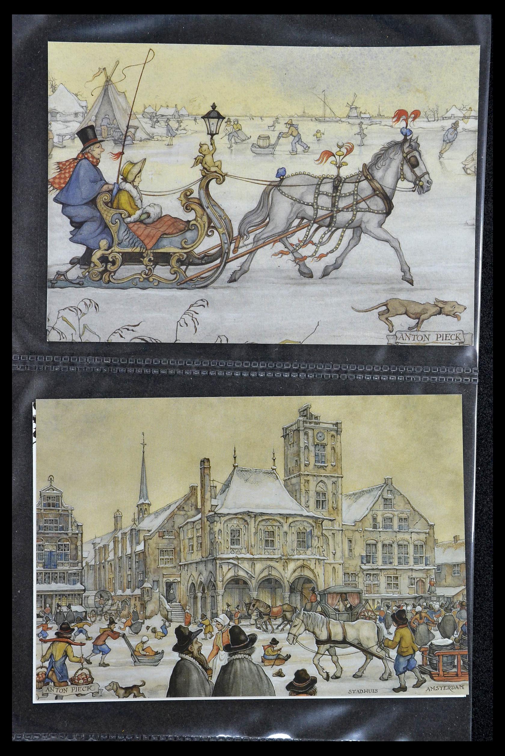 13133 041 - Postzegelverzameling 13133 Nederland Anton Pieck.