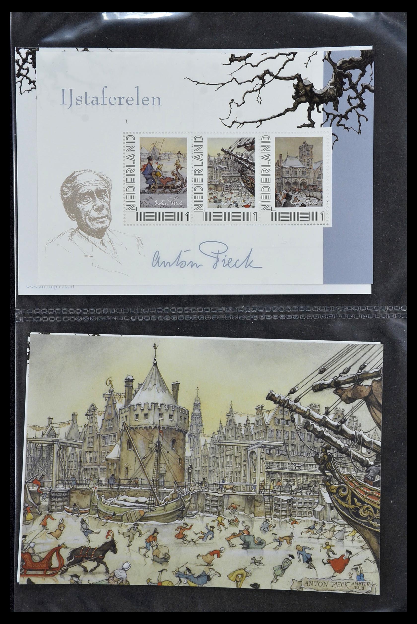 13133 042 - Postzegelverzameling 13133 Nederland Anton Pieck.