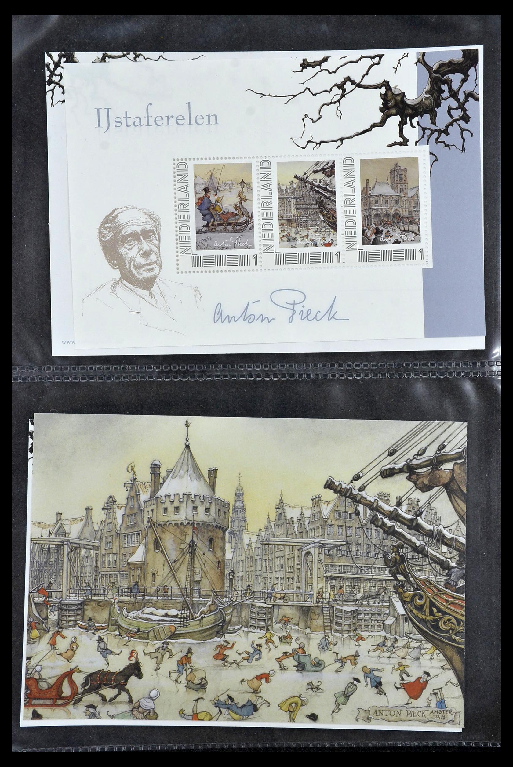 13133 043 - Postzegelverzameling 13133 Nederland Anton Pieck.