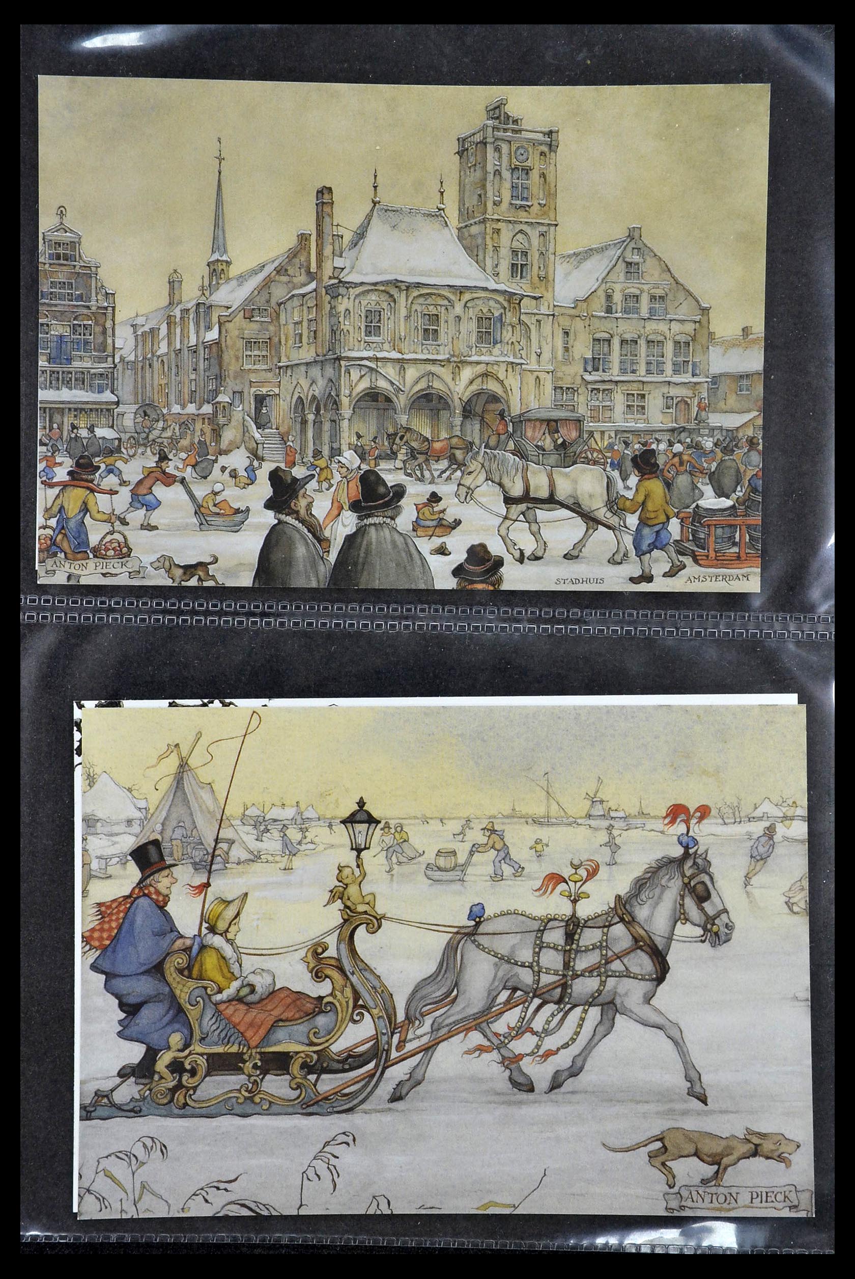 13133 044 - Postzegelverzameling 13133 Nederland Anton Pieck.