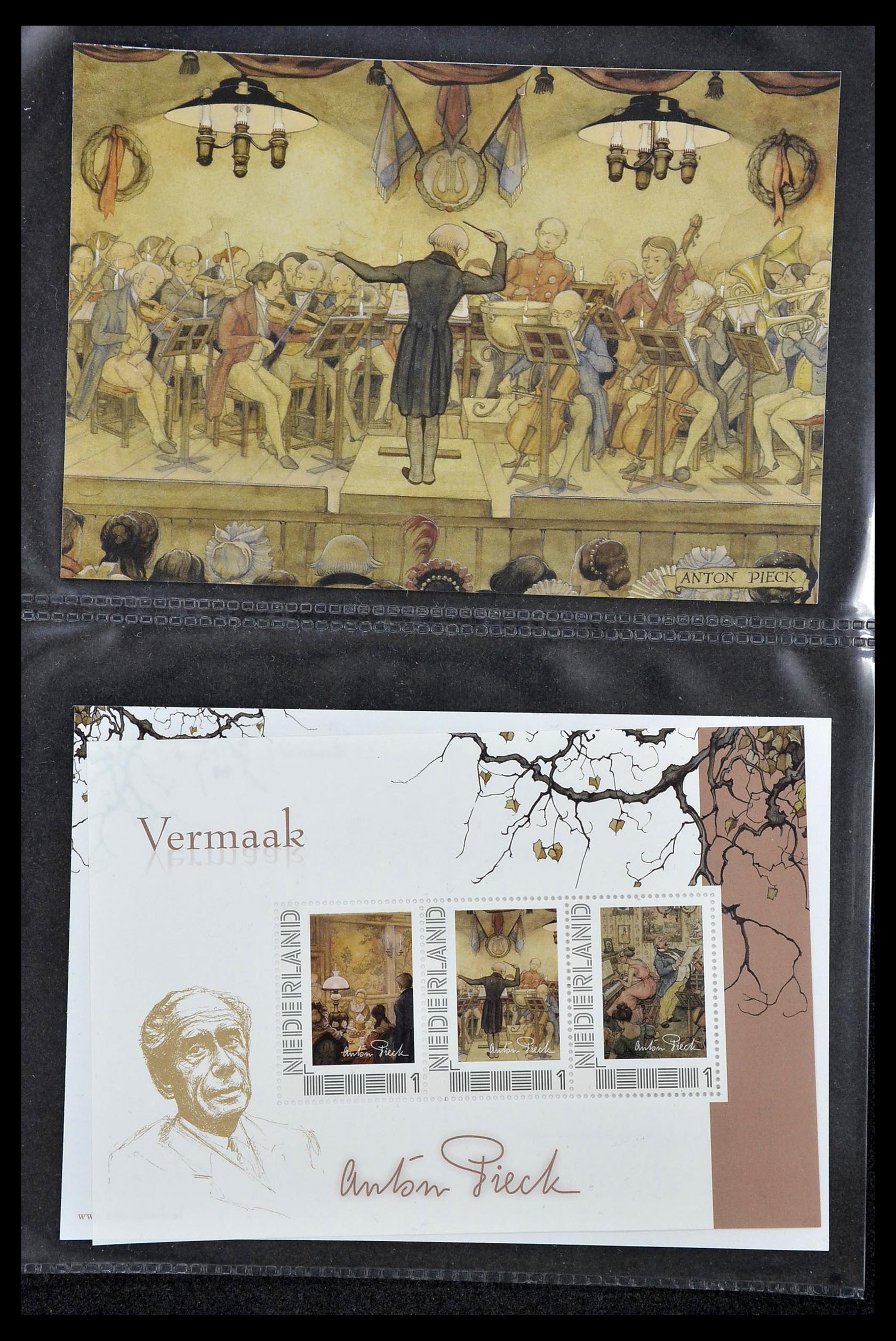 13133 045 - Postzegelverzameling 13133 Nederland Anton Pieck.