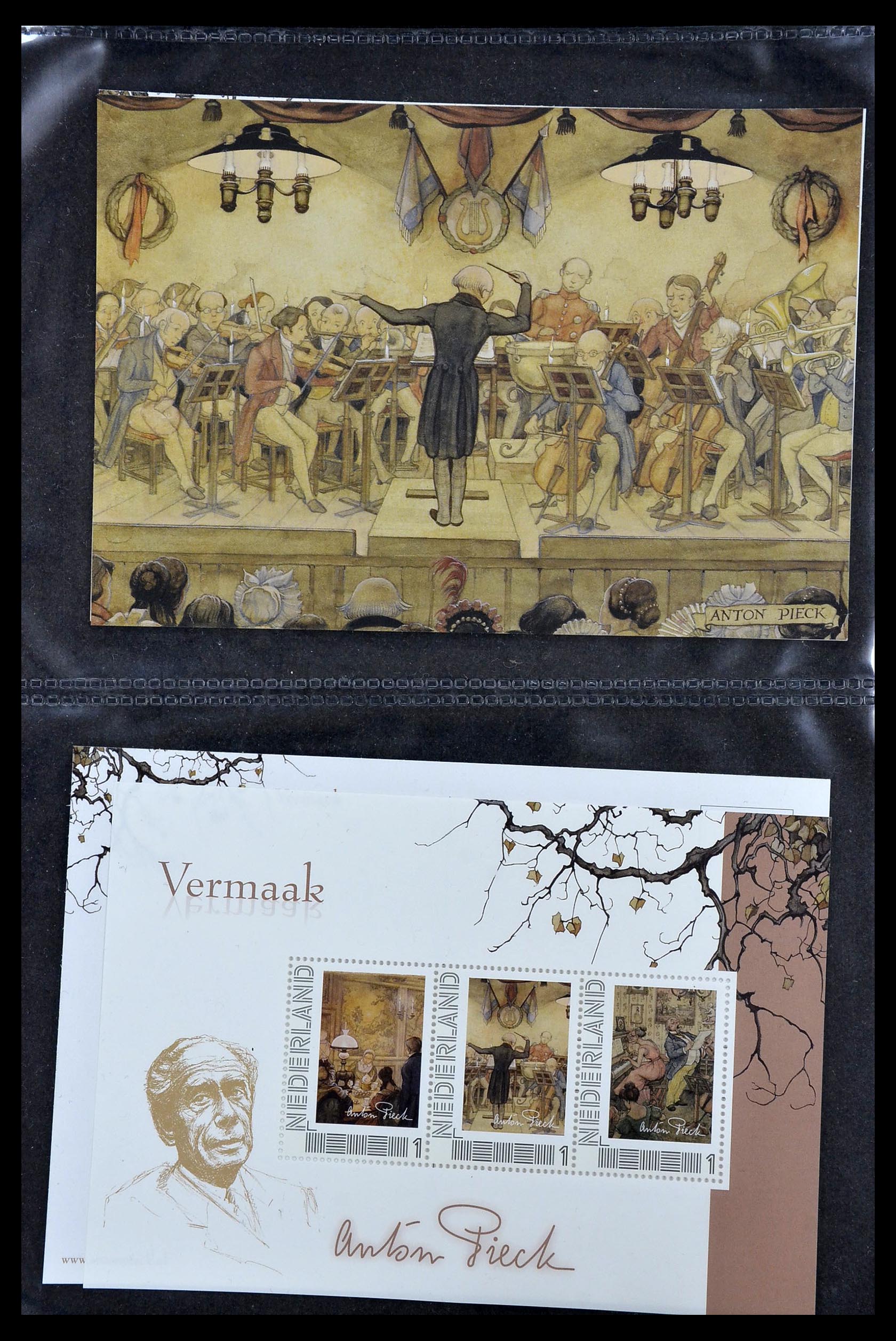 13133 047 - Postzegelverzameling 13133 Nederland Anton Pieck.