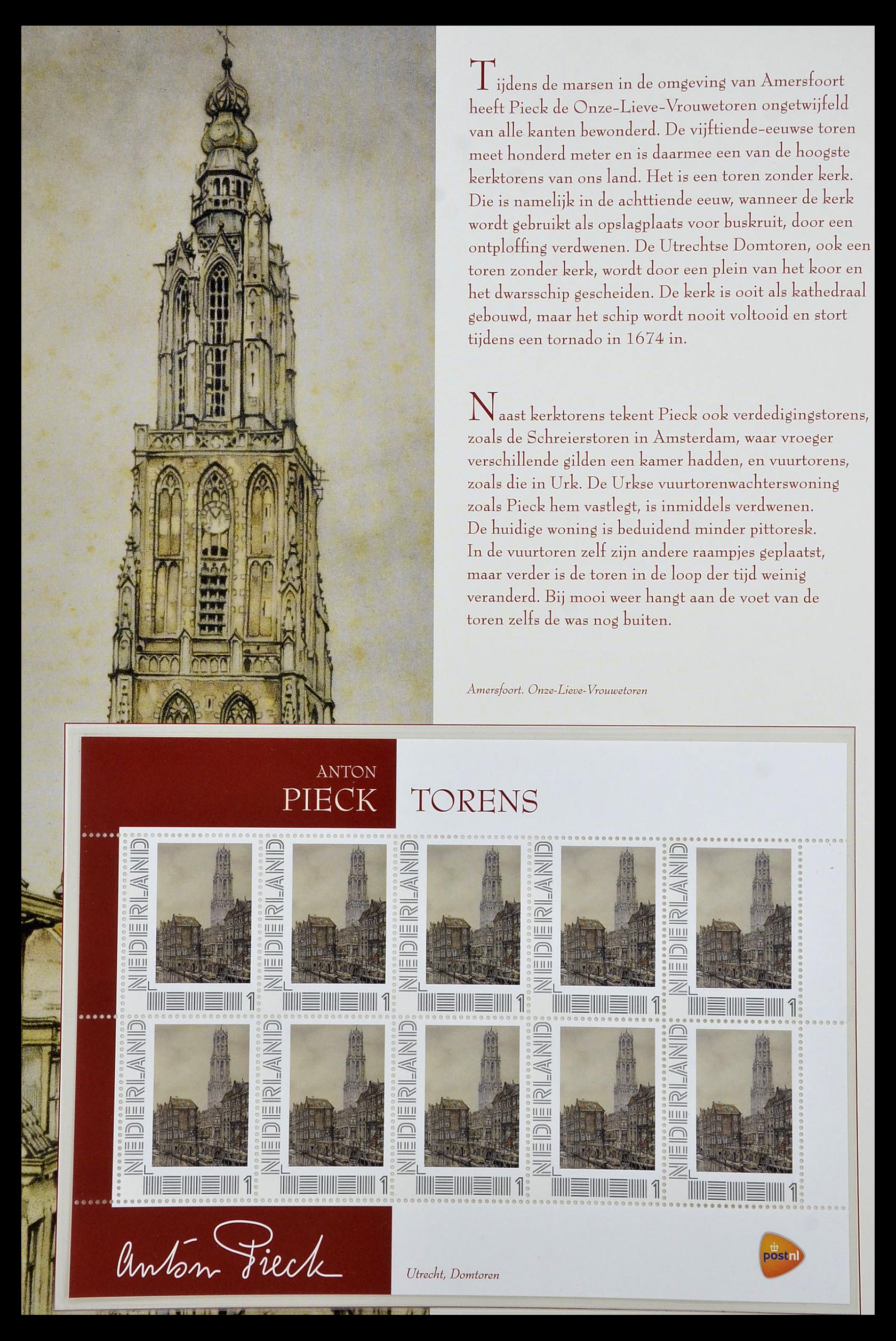 13133 050 - Postzegelverzameling 13133 Nederland Anton Pieck.