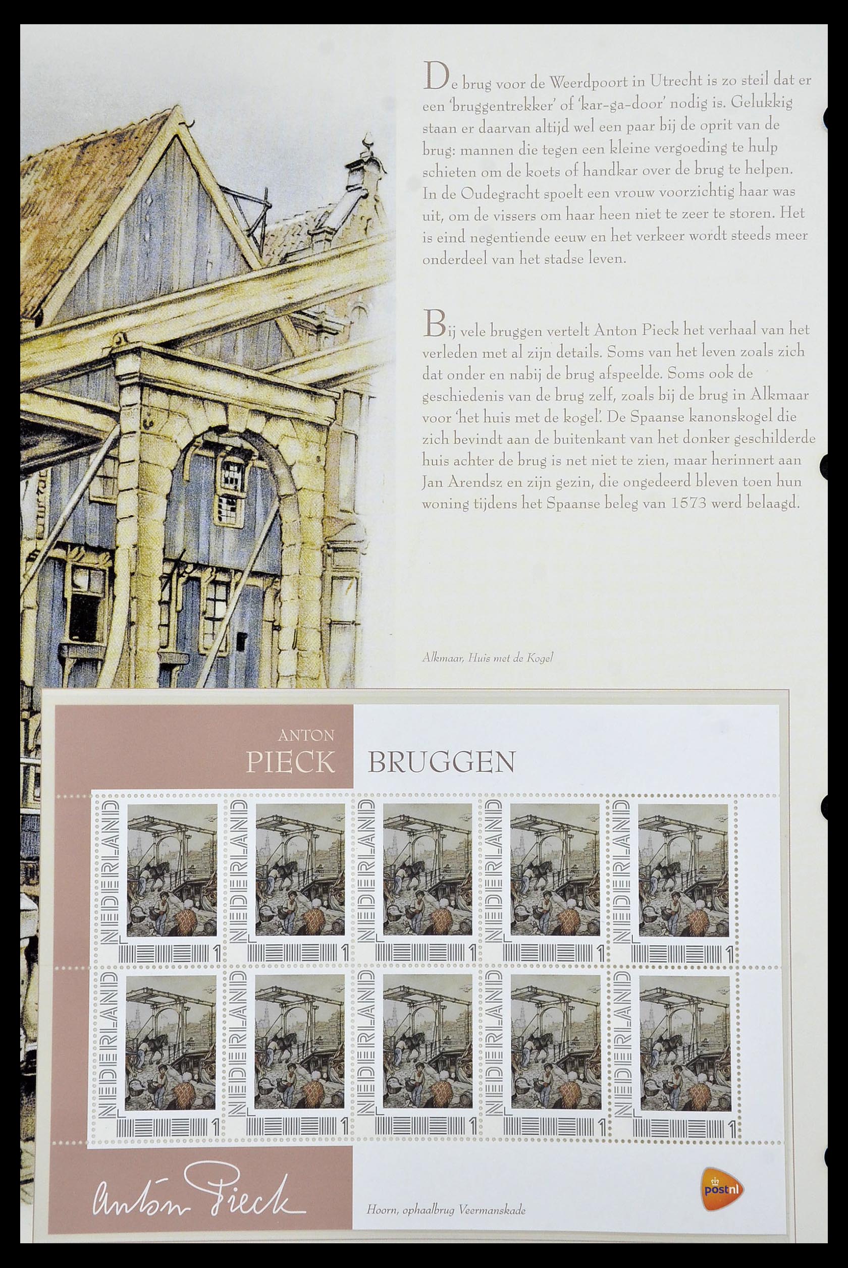 13133 051 - Postzegelverzameling 13133 Nederland Anton Pieck.
