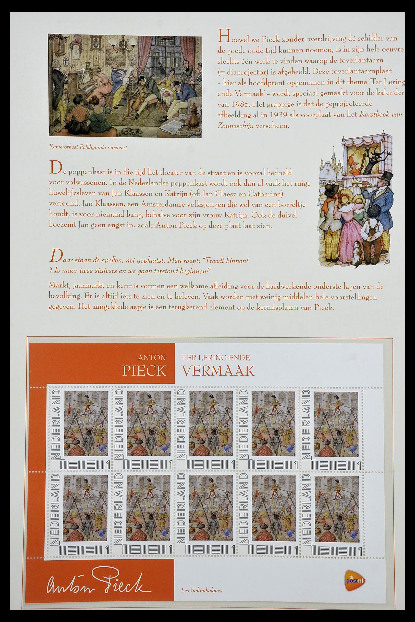 13133 055 - Stamp Collection 13133 Netherlands Anton Pieck.