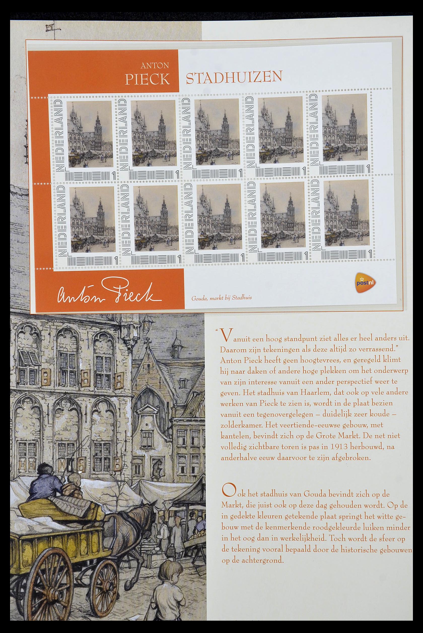 13133 056 - Postzegelverzameling 13133 Nederland Anton Pieck.