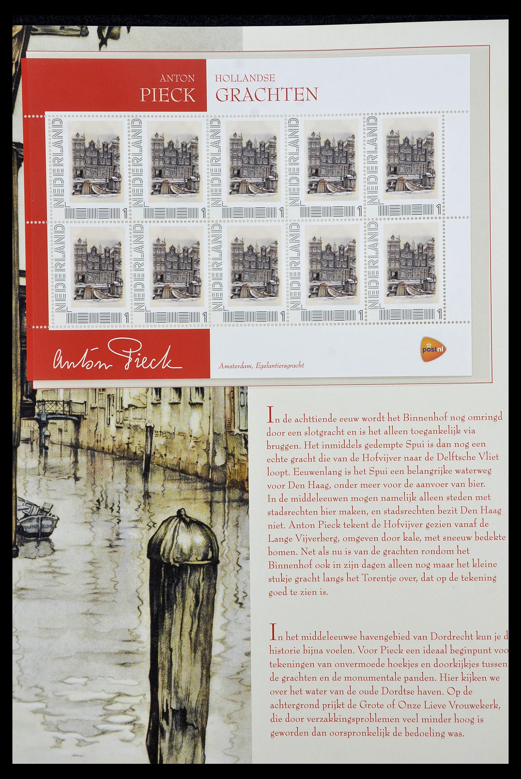 13133 058 - Postzegelverzameling 13133 Nederland Anton Pieck.
