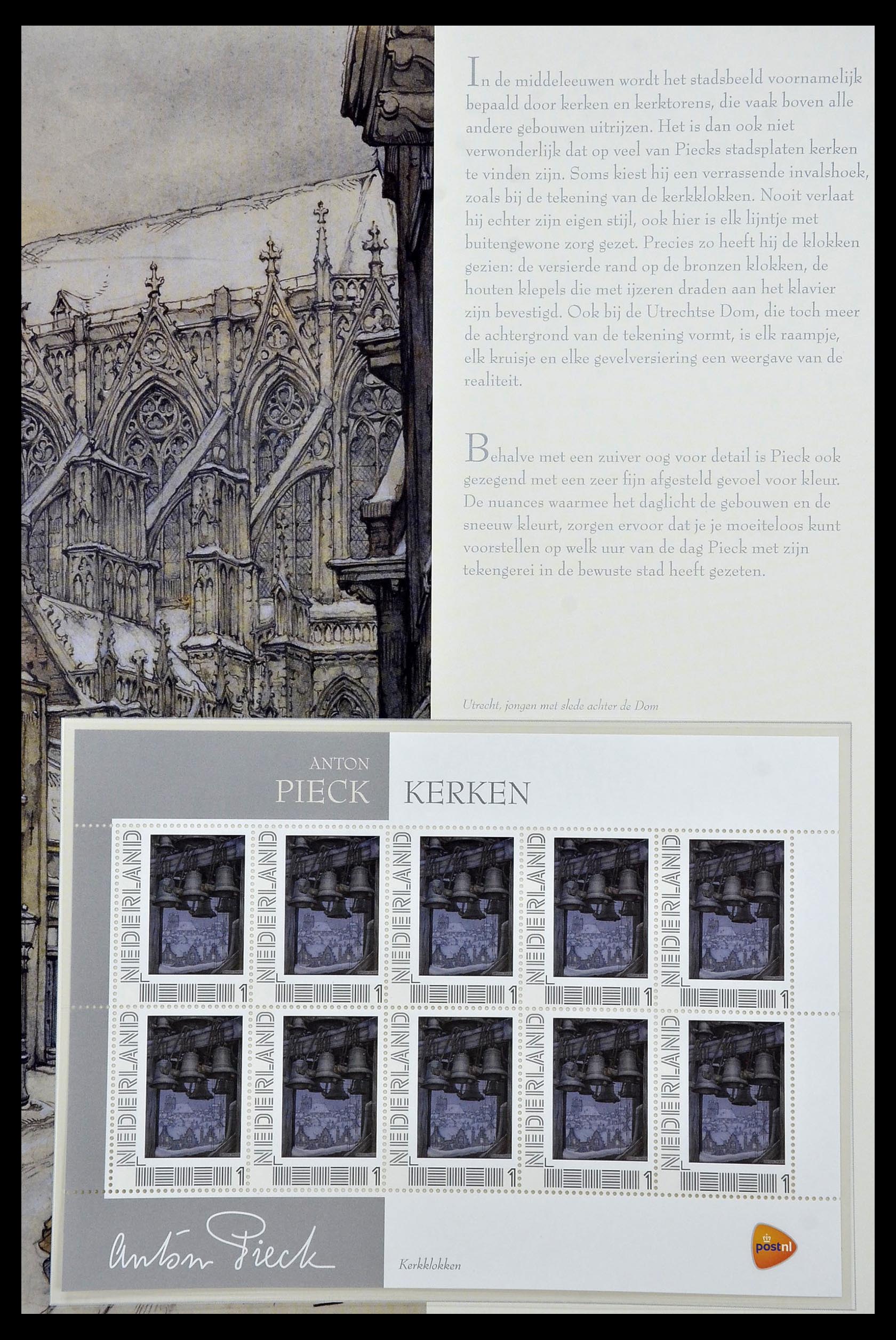 13133 059 - Postzegelverzameling 13133 Nederland Anton Pieck.