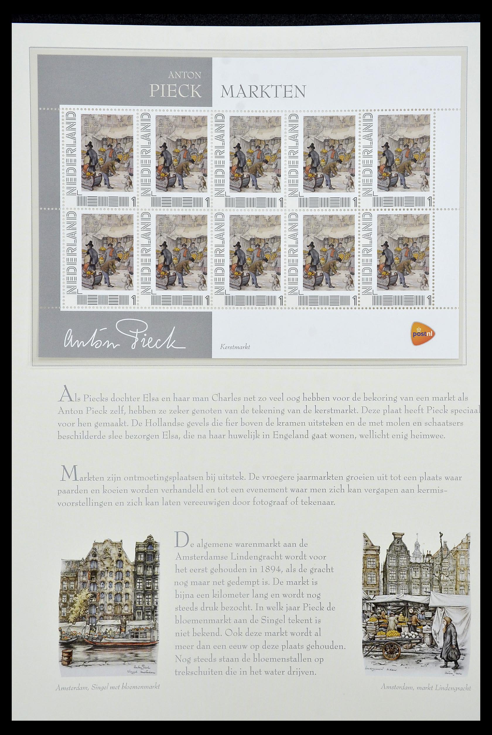 13133 060 - Postzegelverzameling 13133 Nederland Anton Pieck.