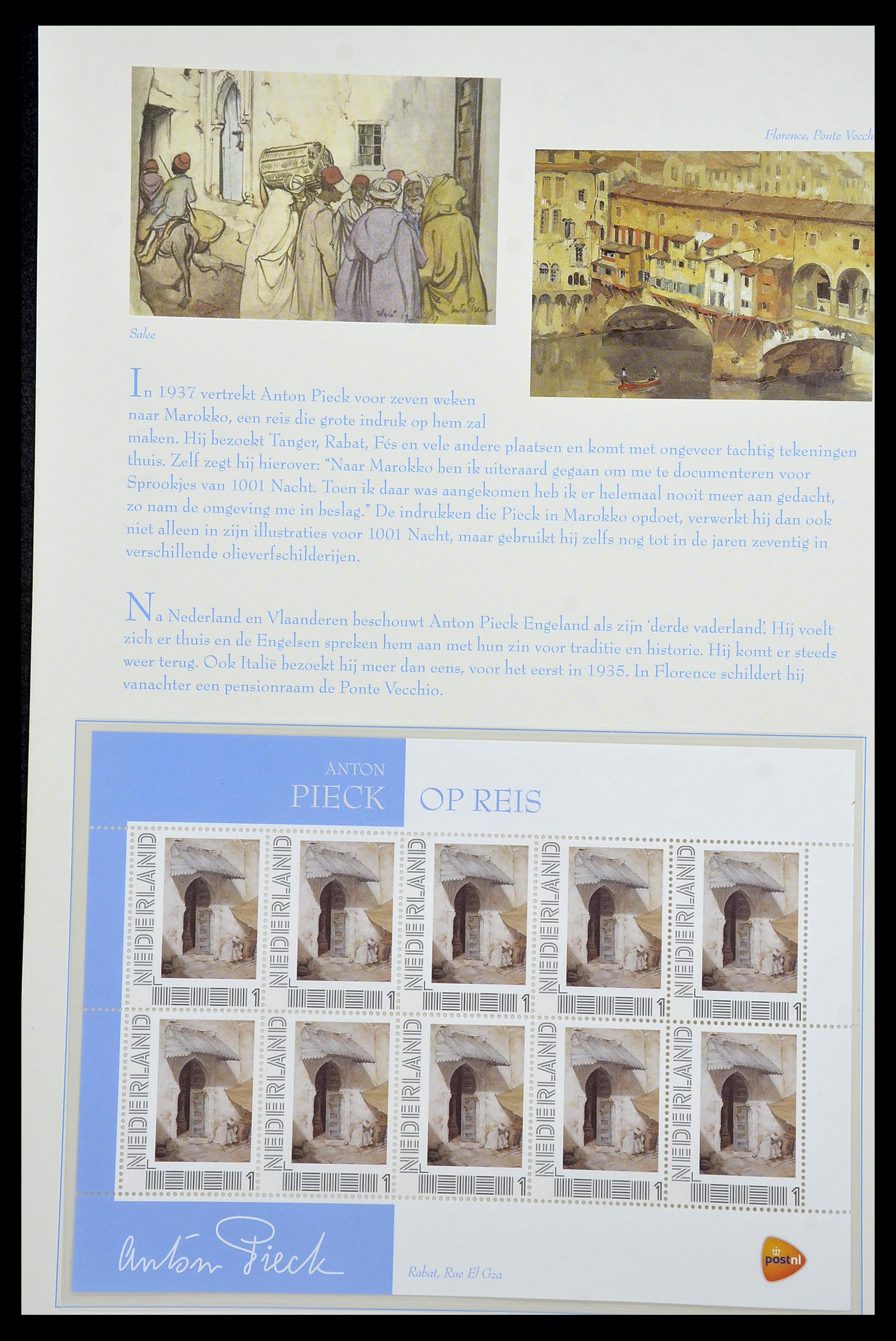 13133 061 - Postzegelverzameling 13133 Nederland Anton Pieck.