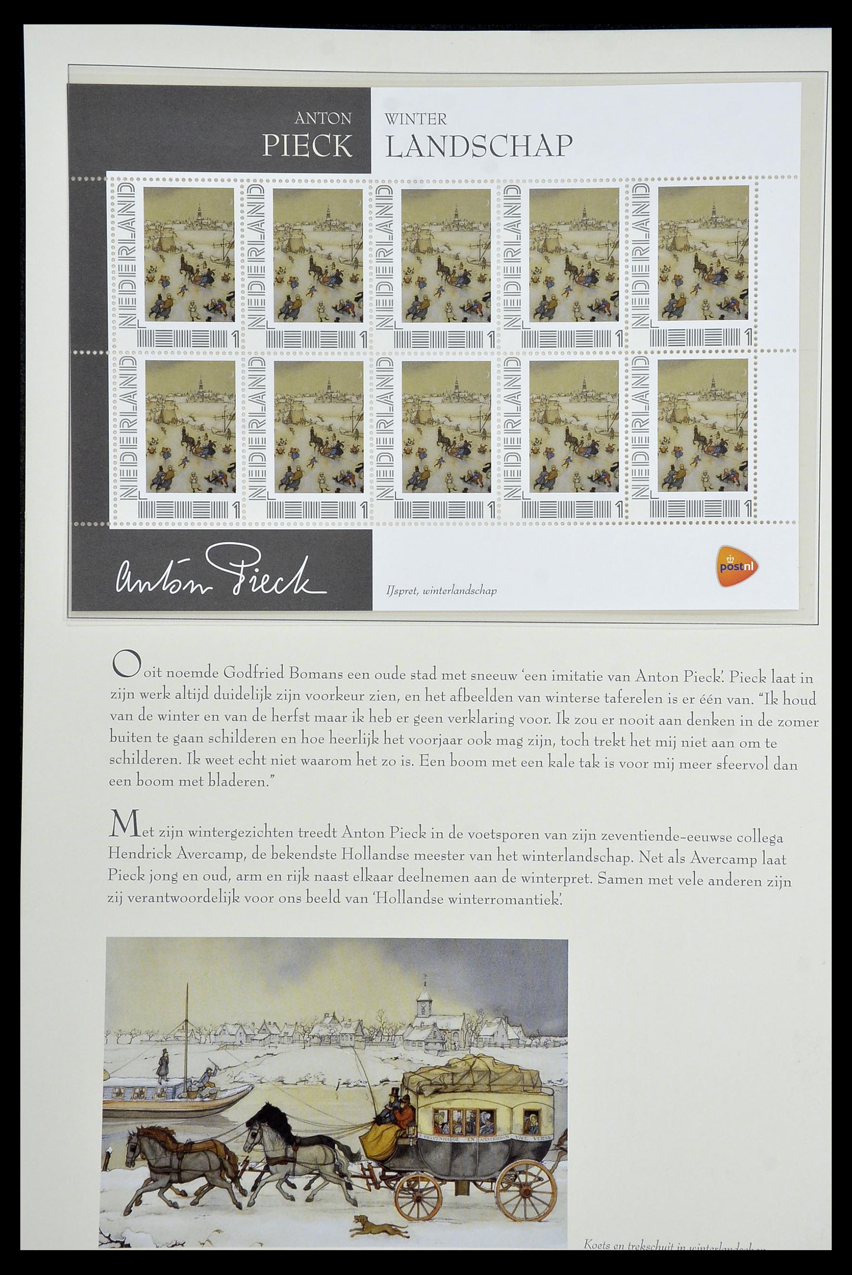 13133 062 - Postzegelverzameling 13133 Nederland Anton Pieck.