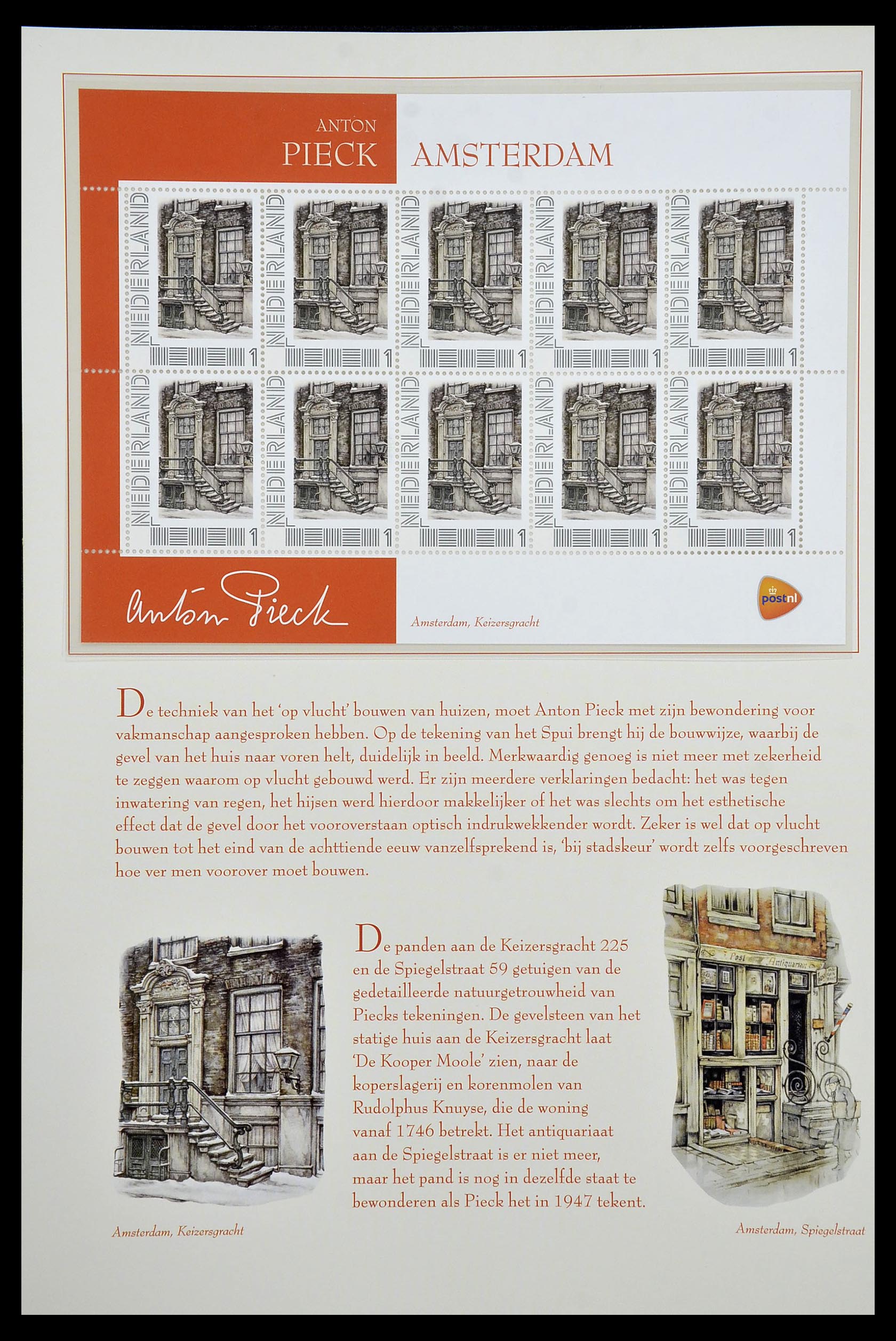 13133 065 - Postzegelverzameling 13133 Nederland Anton Pieck.