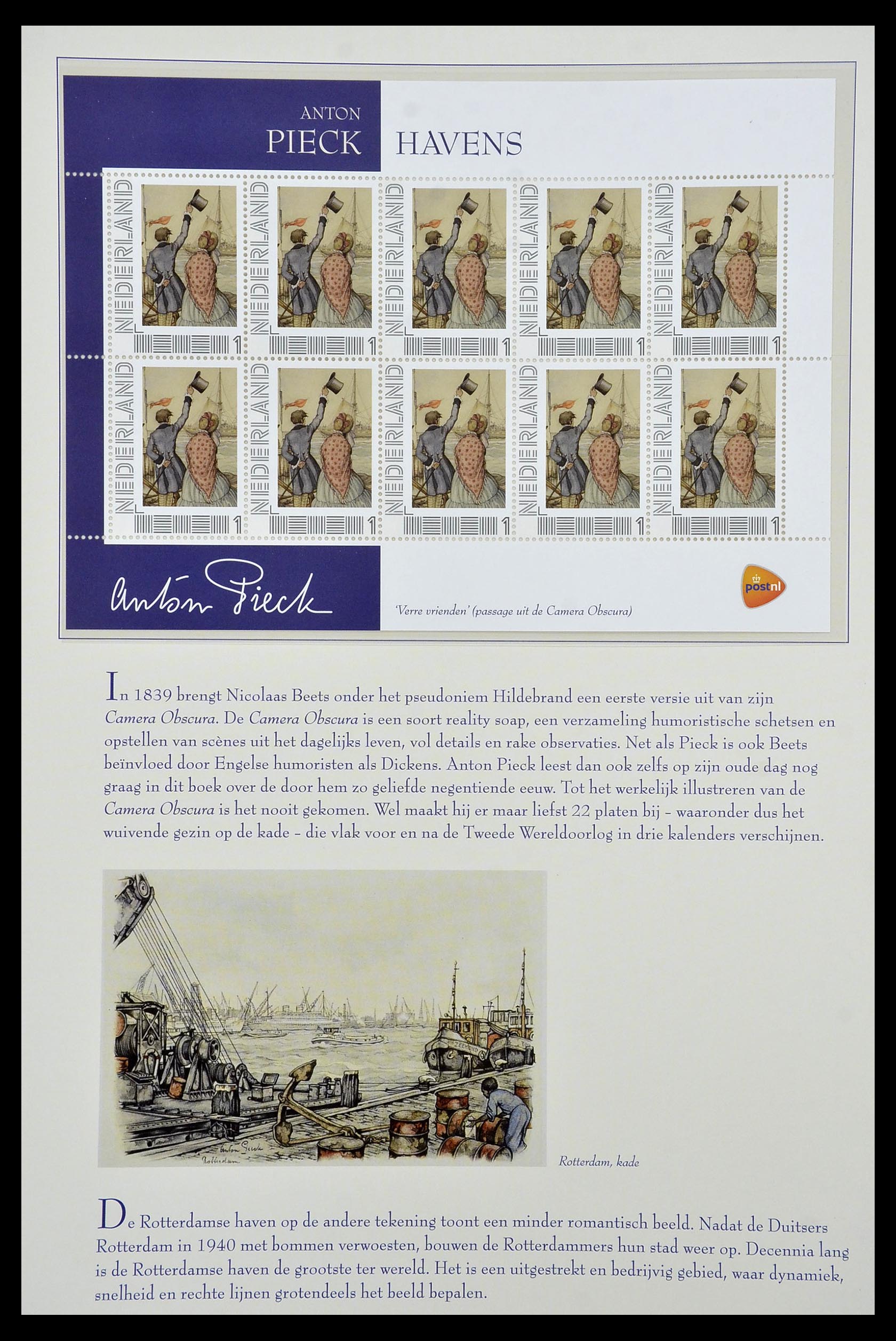 13133 066 - Postzegelverzameling 13133 Nederland Anton Pieck.